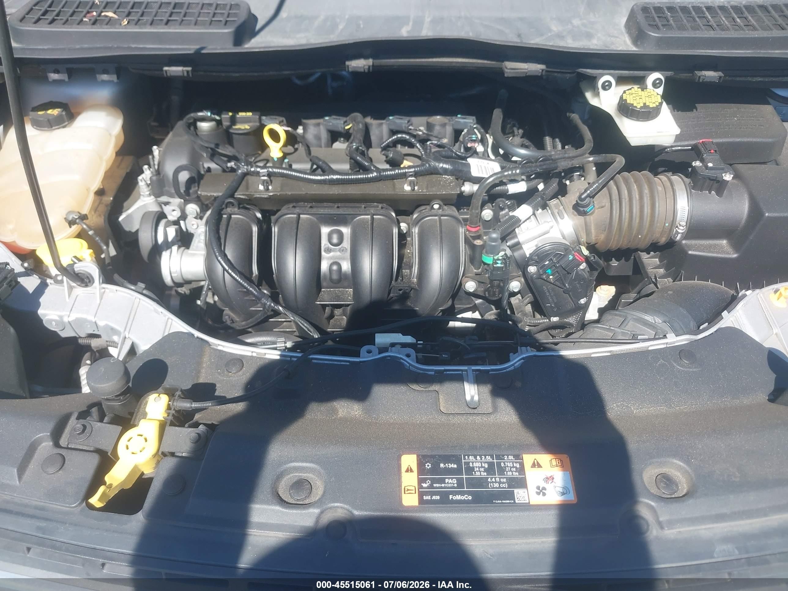 2015 Ford Escape Se Silver vin: 1FMCU0G74FUA92439