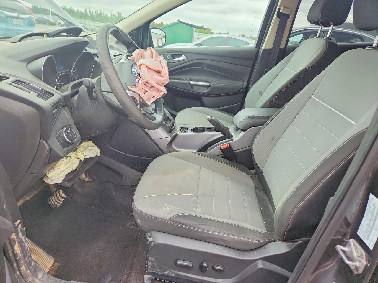 2015 Ford Escape Se Gray vin: 1FMCU0G74FUB94002