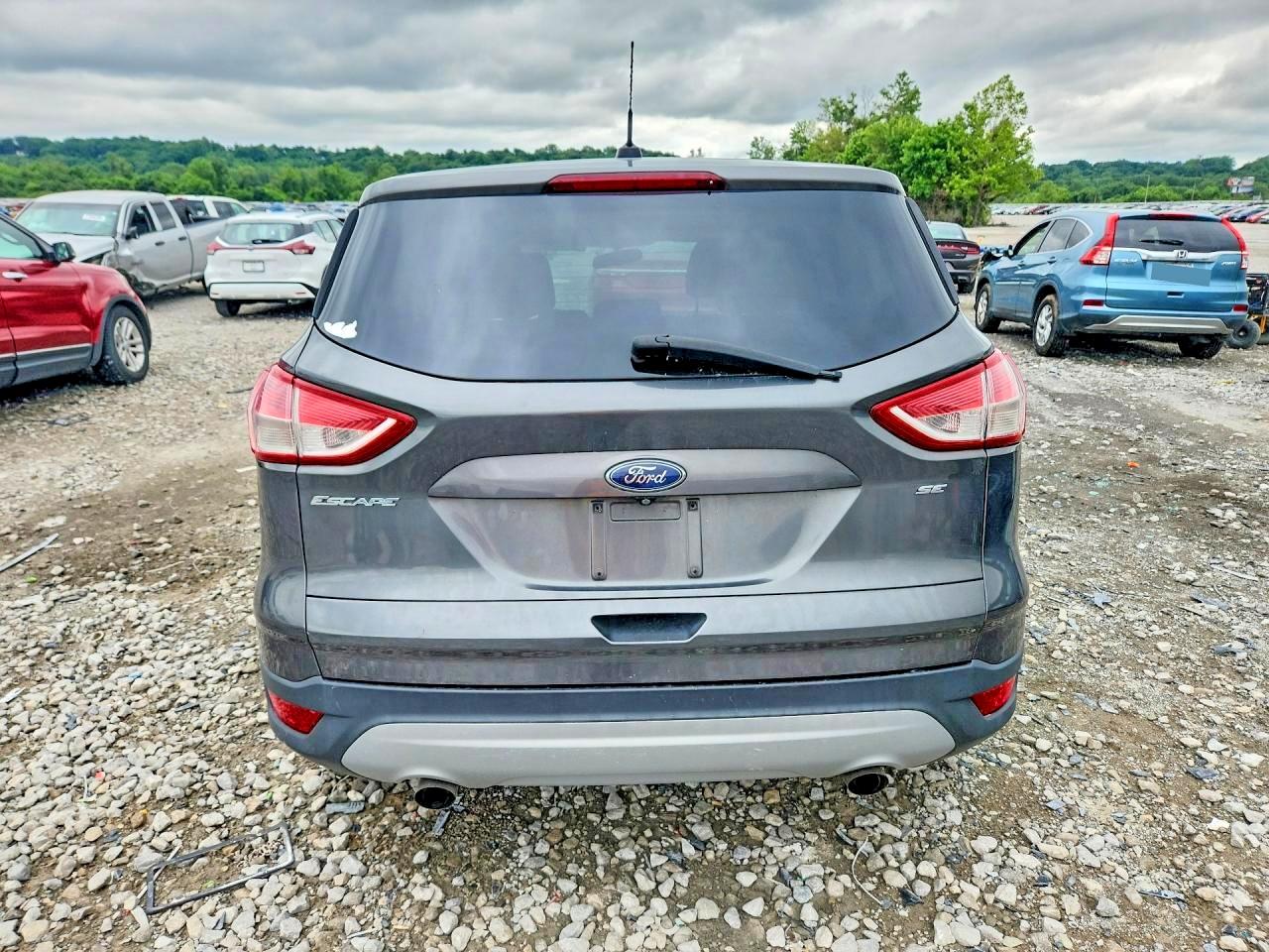 2015 Ford Escape Se Gray vin: 1FMCU0G74FUB94002