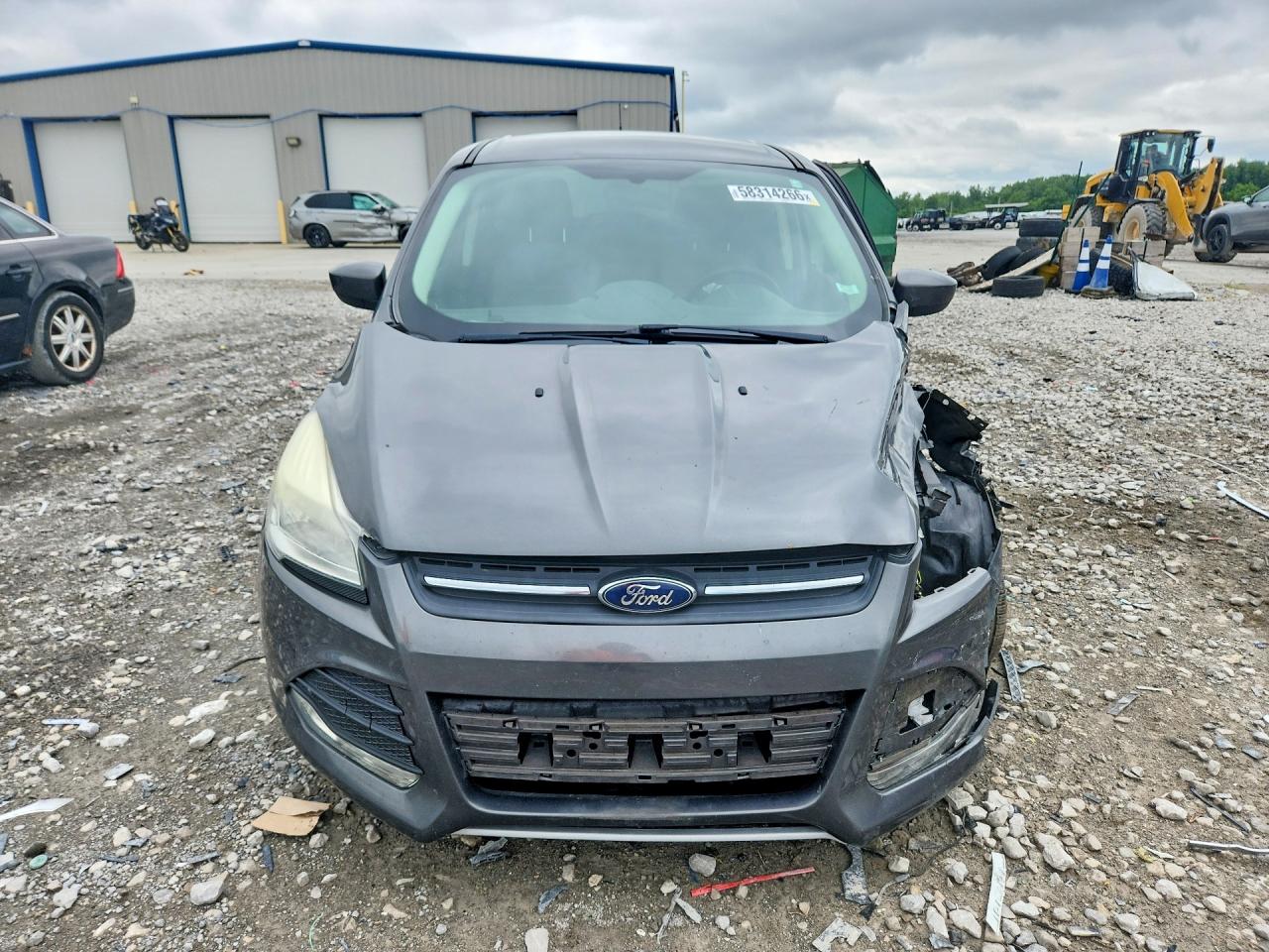 2015 Ford Escape Se Gray vin: 1FMCU0G74FUB94002