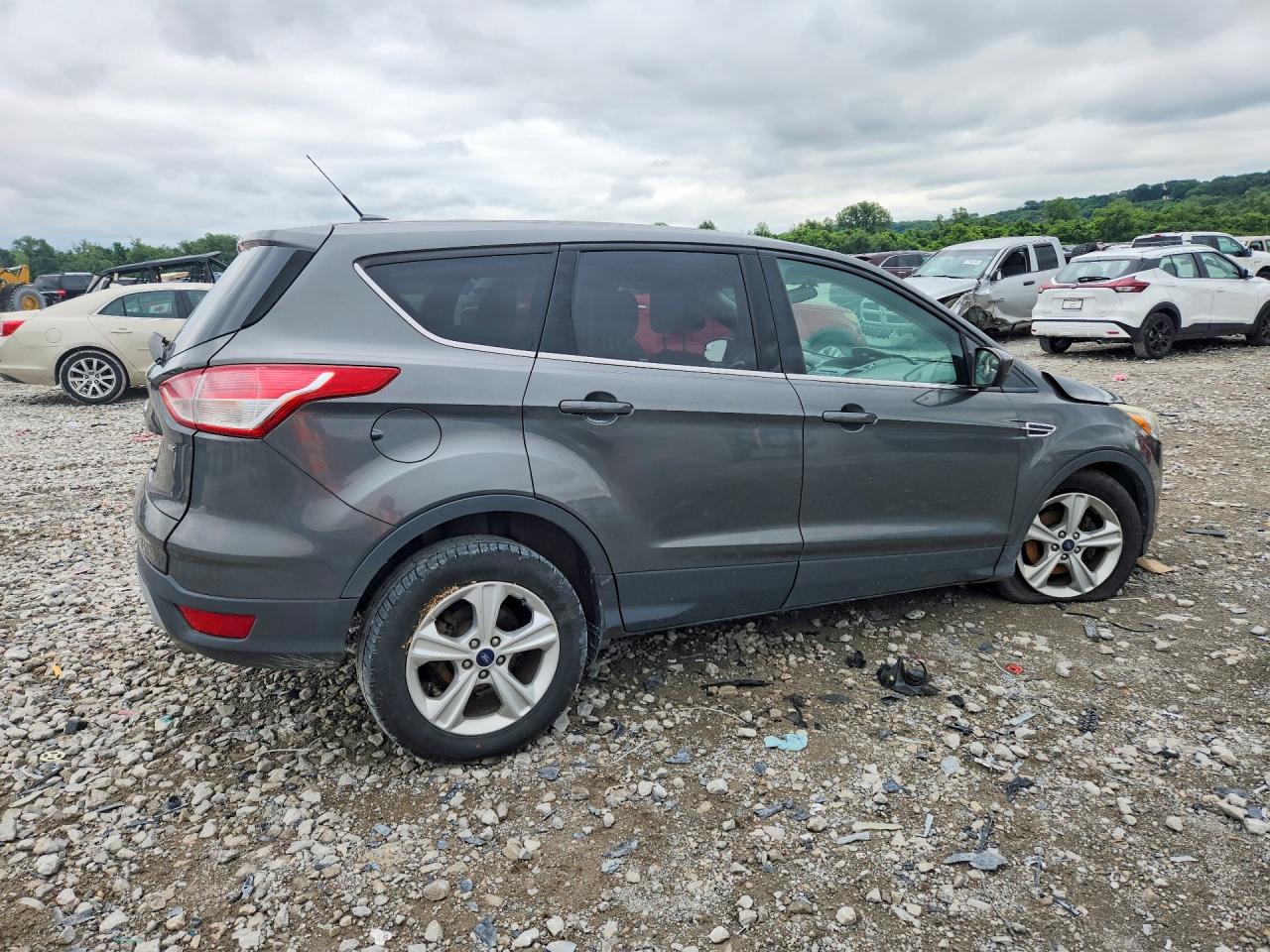 2015 Ford Escape Se Gray vin: 1FMCU0G74FUB94002