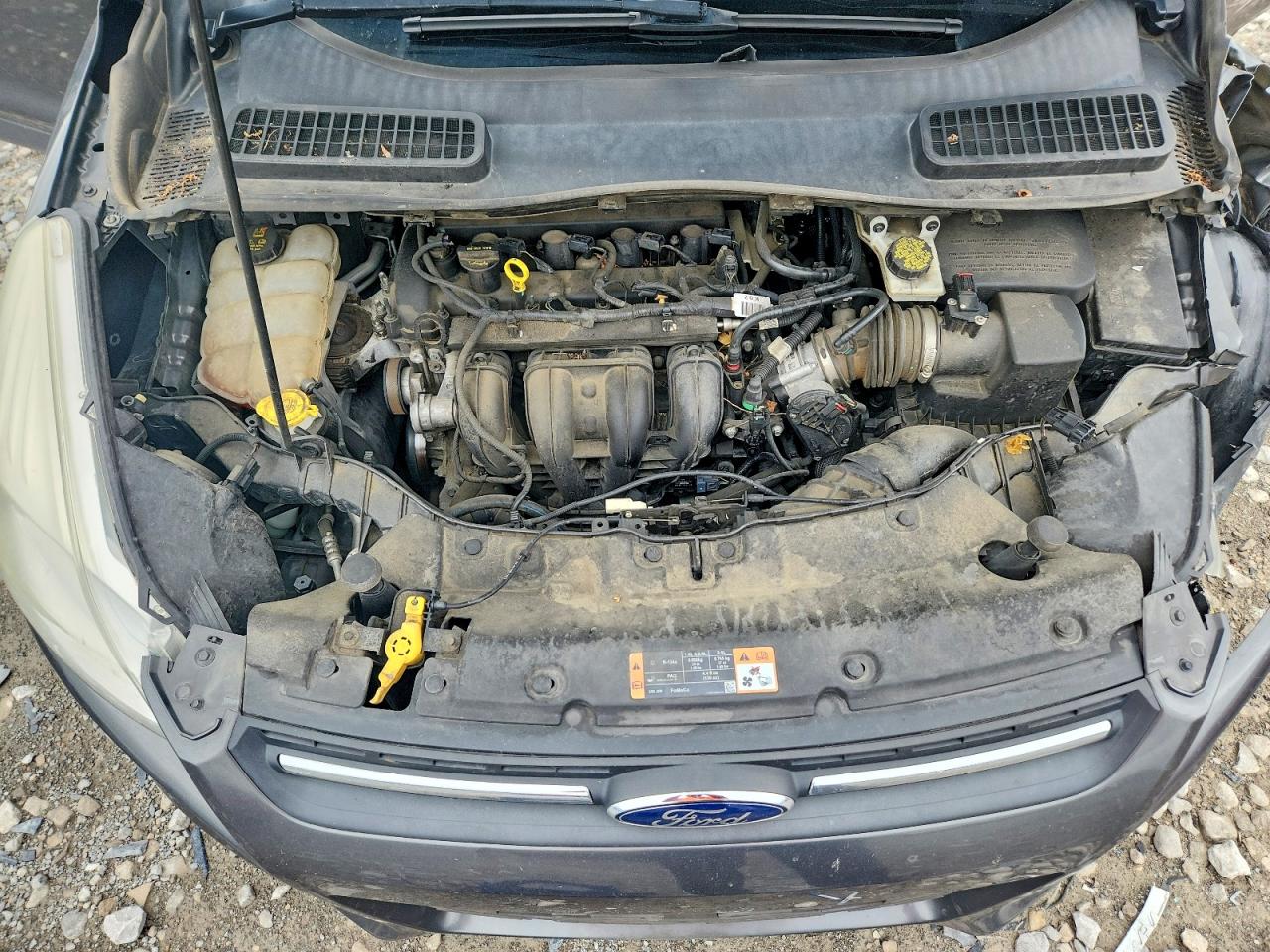 2015 Ford Escape Se Gray vin: 1FMCU0G74FUB94002
