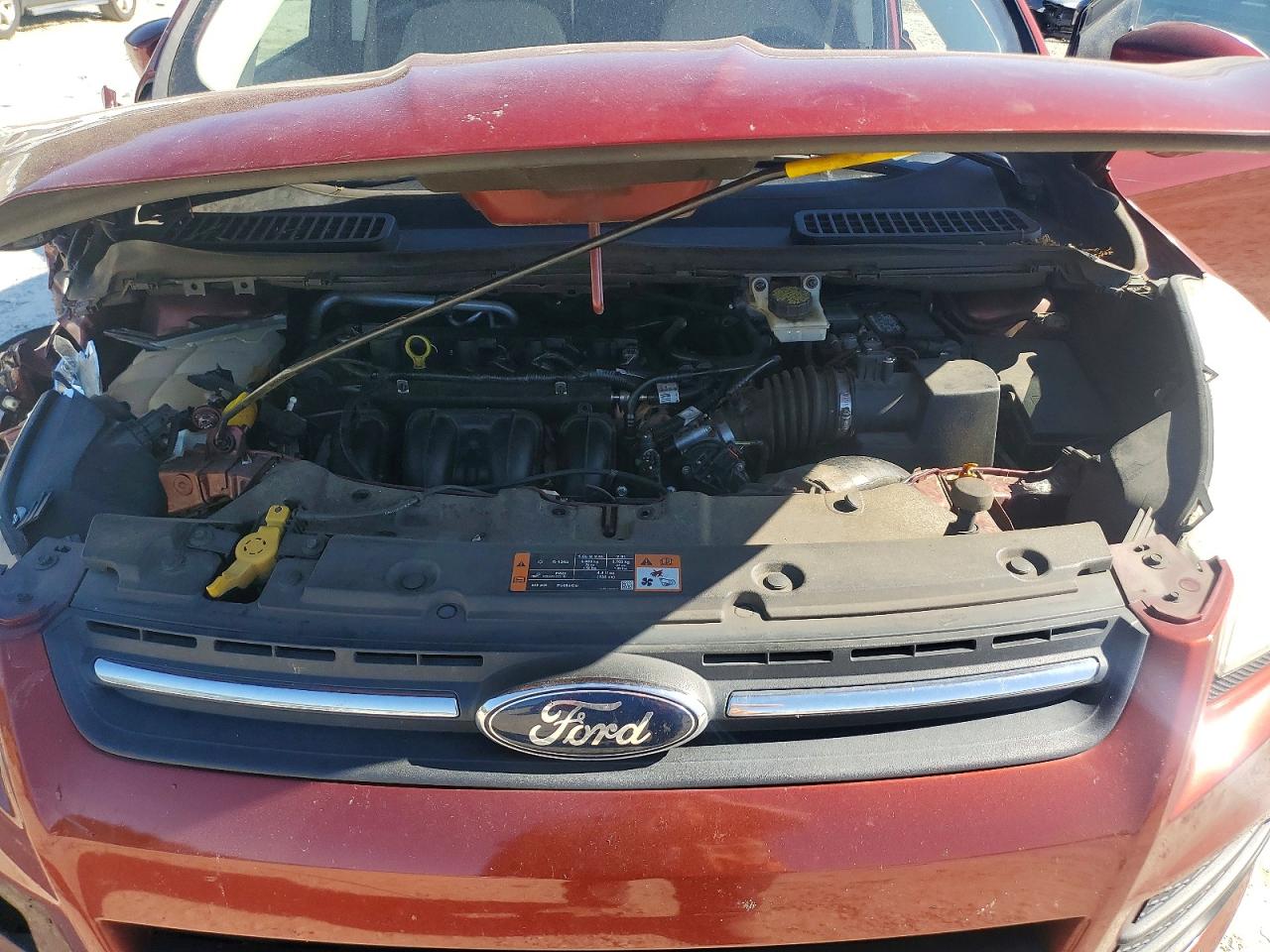 2015 Ford Escape Se Red vin: 1FMCU0G74FUC20291