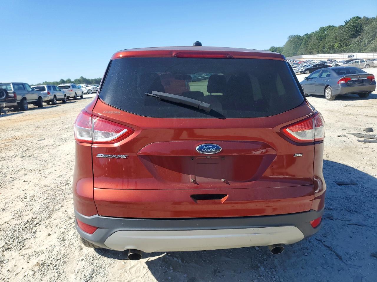 2015 Ford Escape Se Red vin: 1FMCU0G74FUC20291