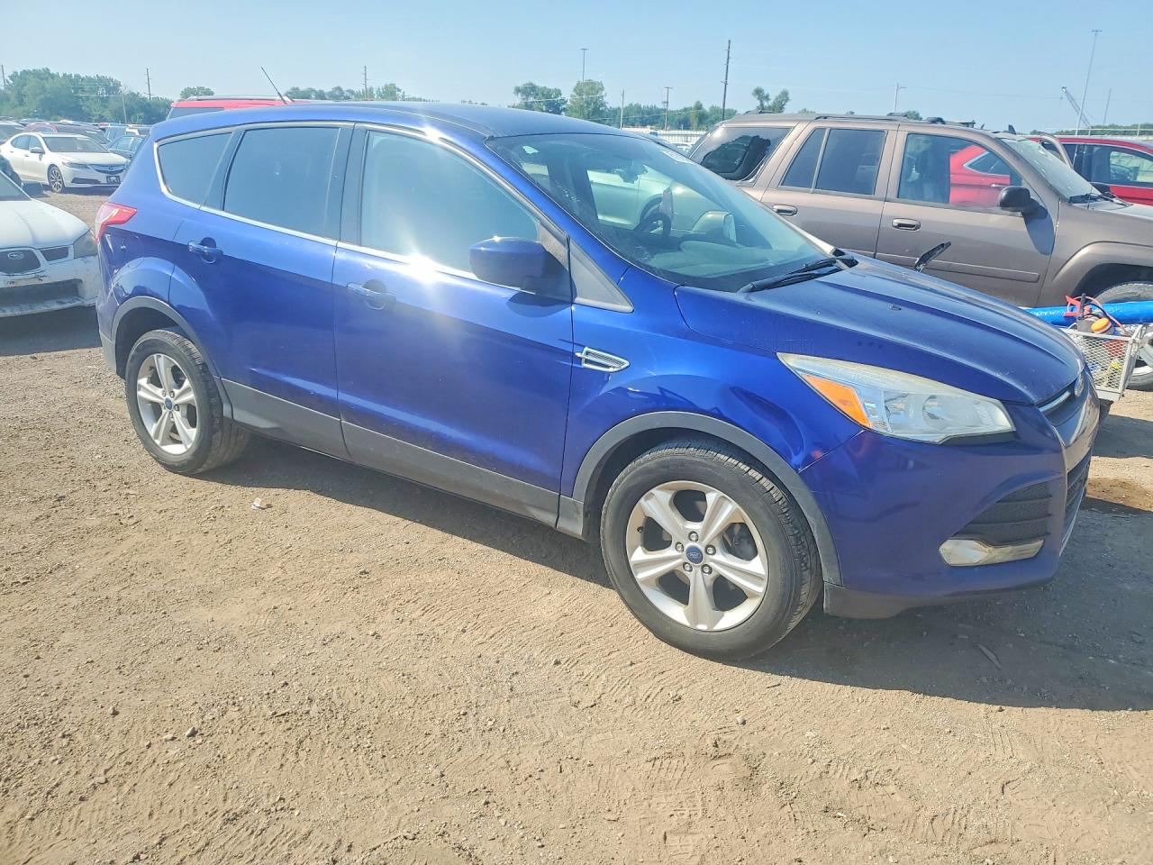 2015 Ford Escape Se Blue vin: 1FMCU0G74FUC60192