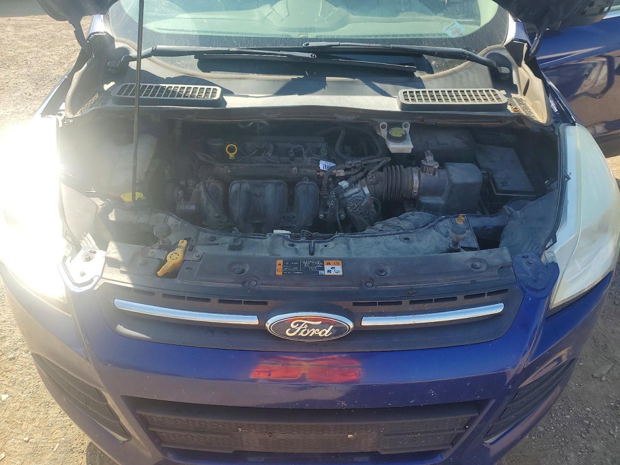2015 Ford Escape Se Blue vin: 1FMCU0G74FUC60192