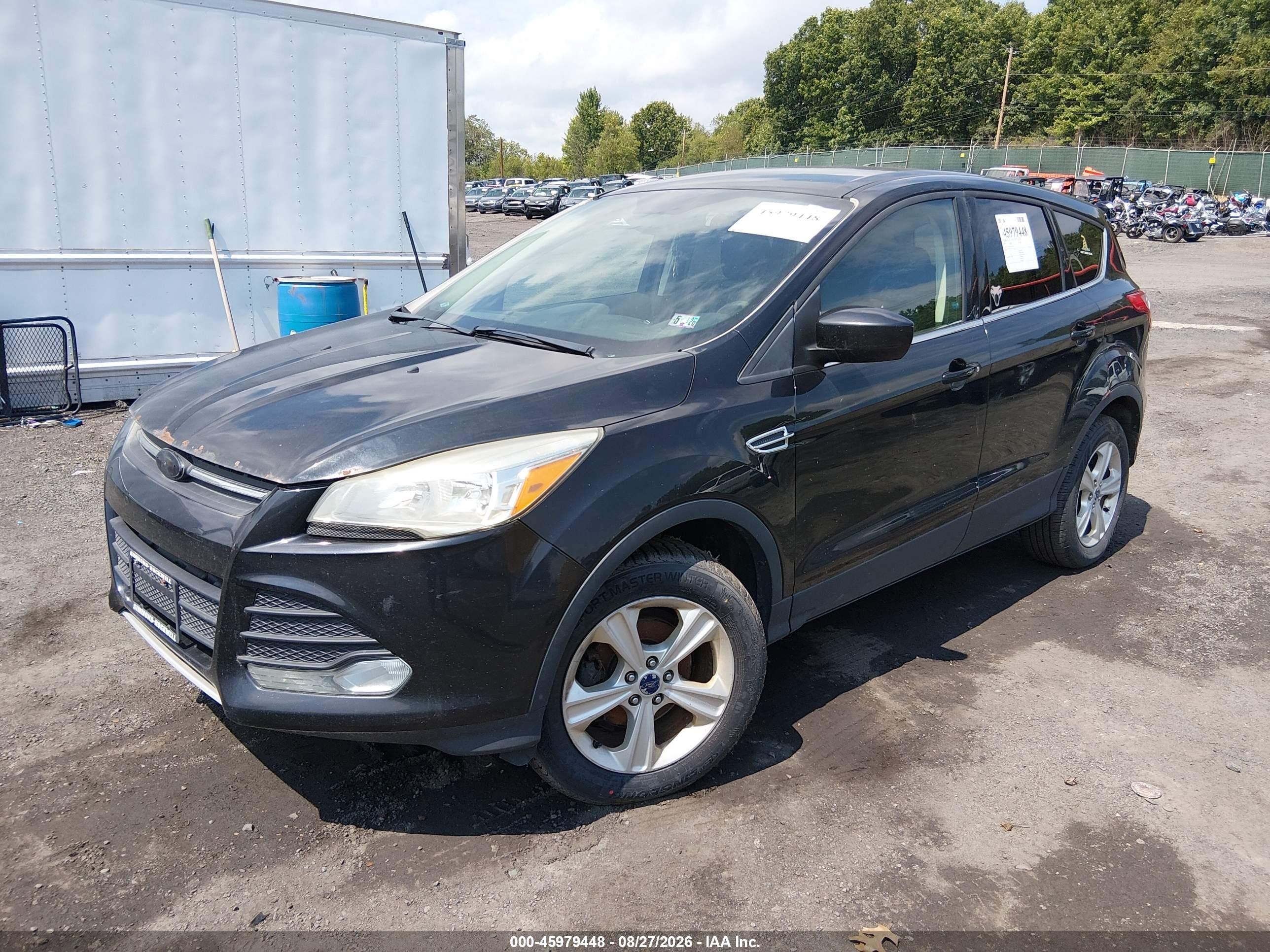 2015 Ford Escape Se Black vin: 1FMCU0G74FUC72942