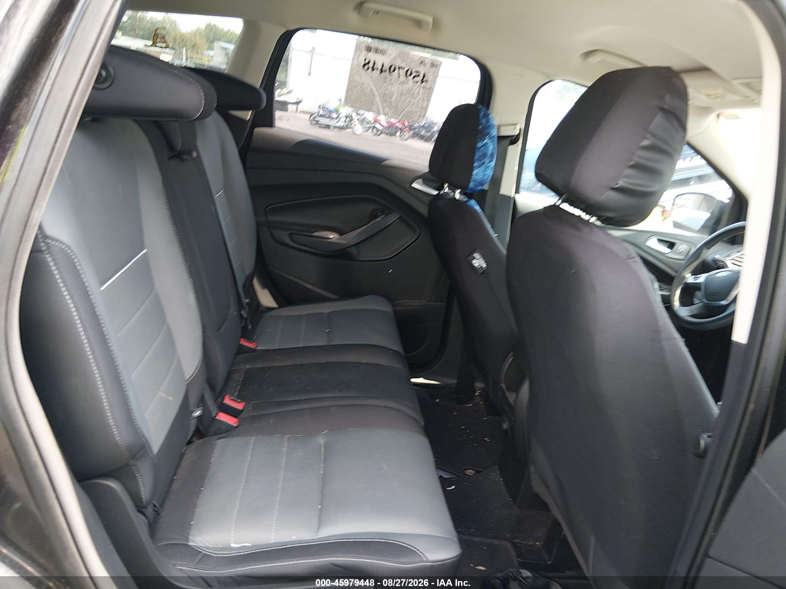 2015 Ford Escape Se Black vin: 1FMCU0G74FUC72942