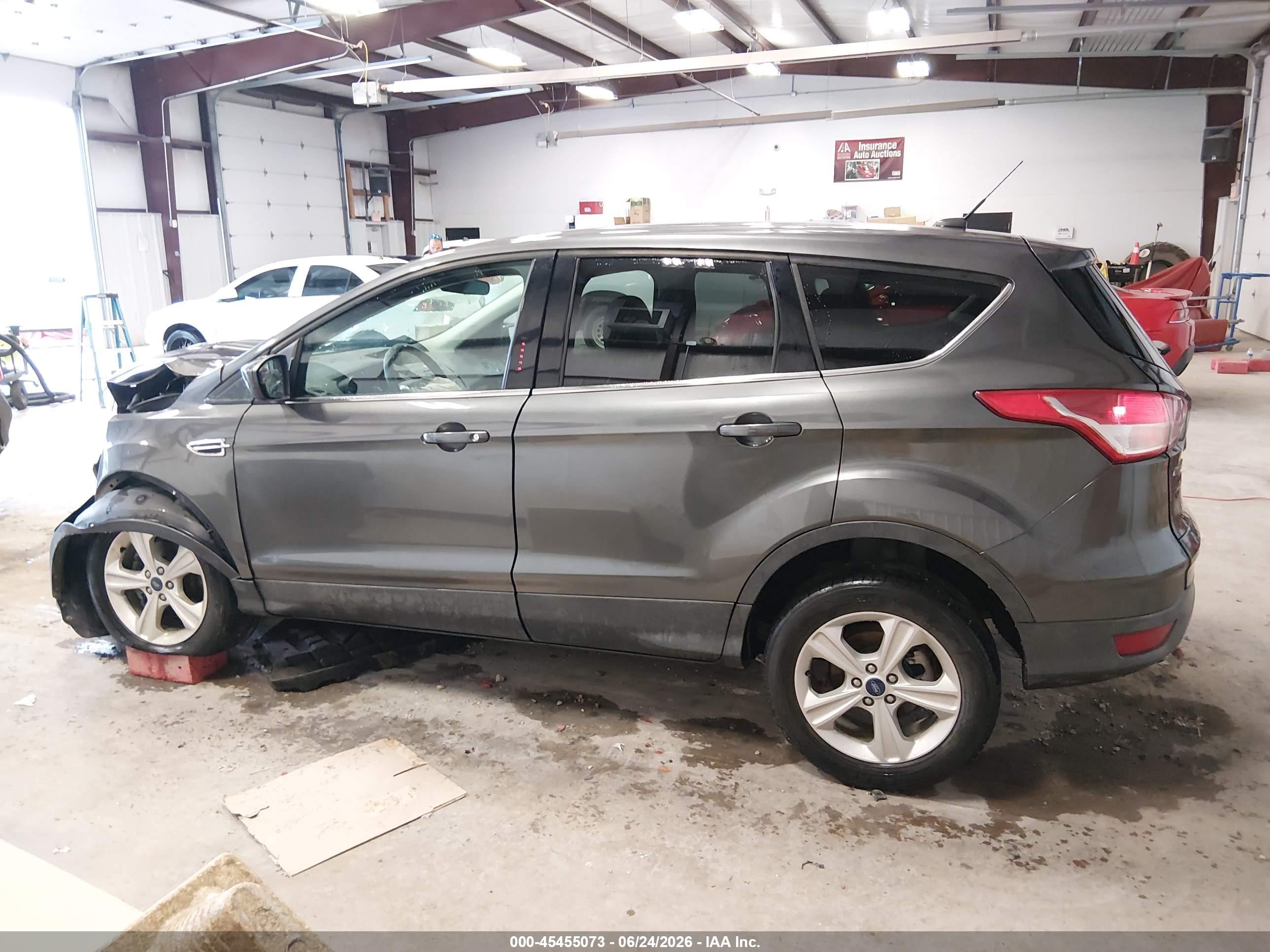 2015 Ford Escape Se Gray vin: 1FMCU0G75FUA42066