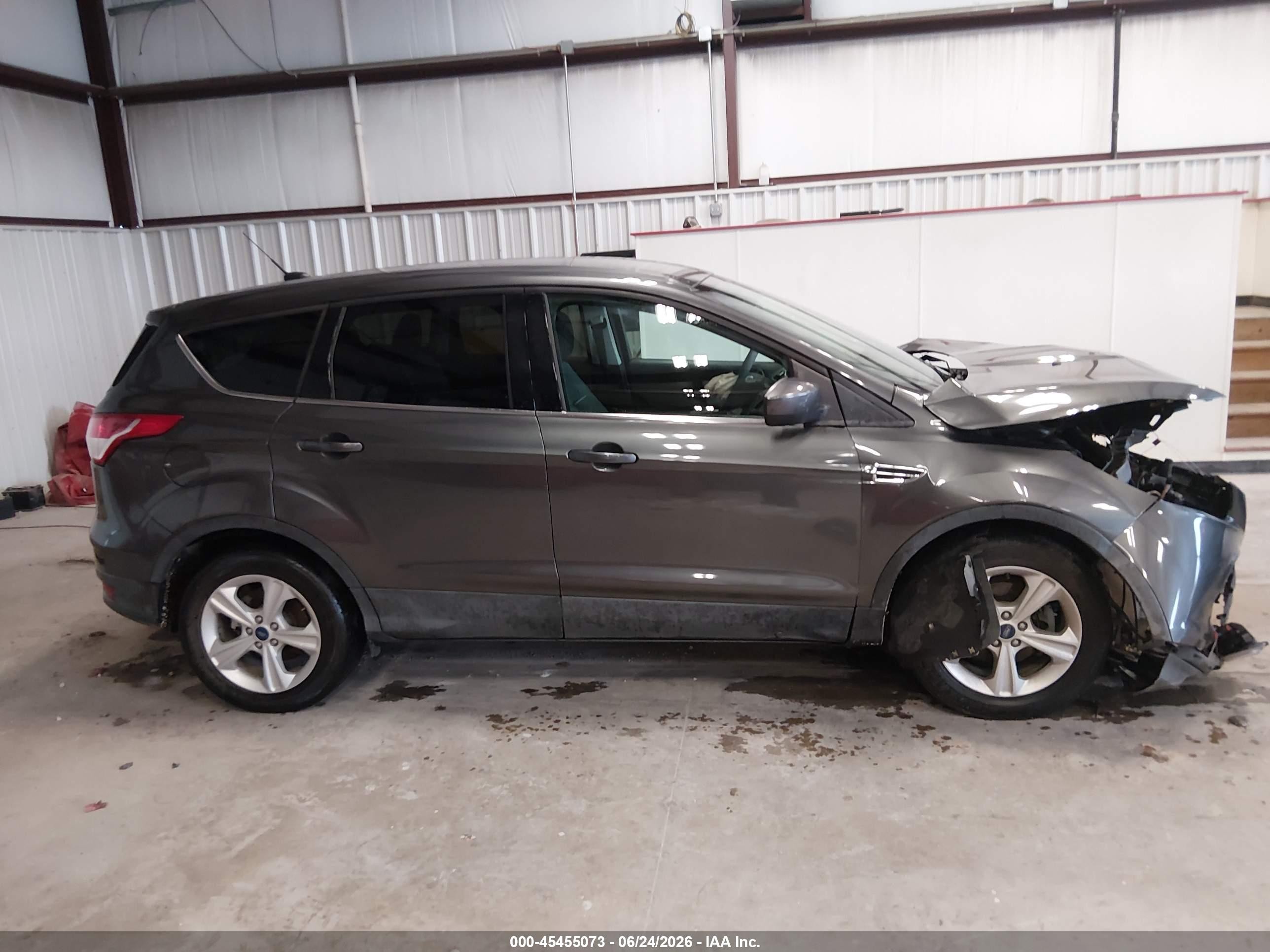 2015 Ford Escape Se Gray vin: 1FMCU0G75FUA42066