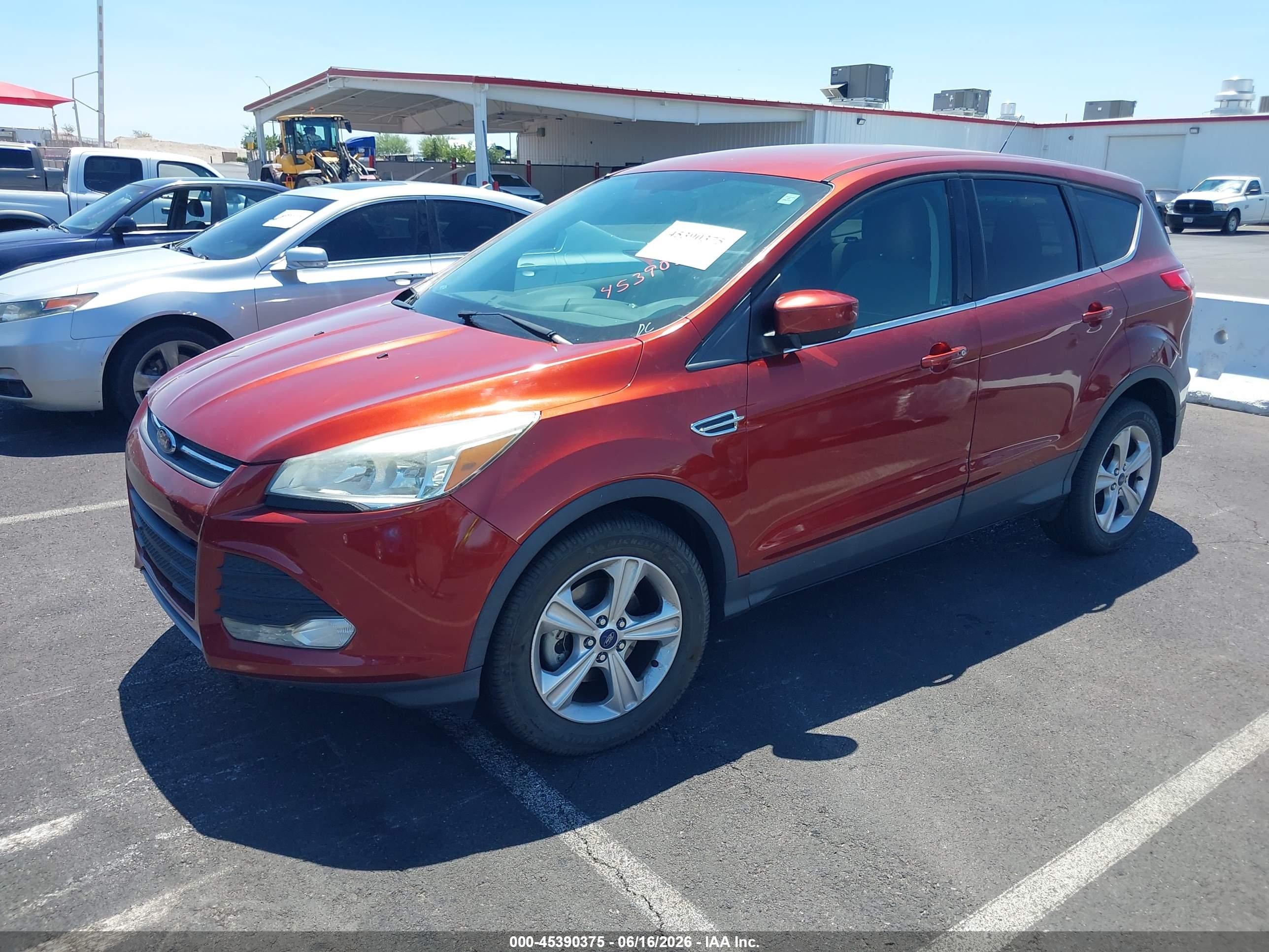 2015 Ford Escape Se Red vin: 1FMCU0G75FUA43637