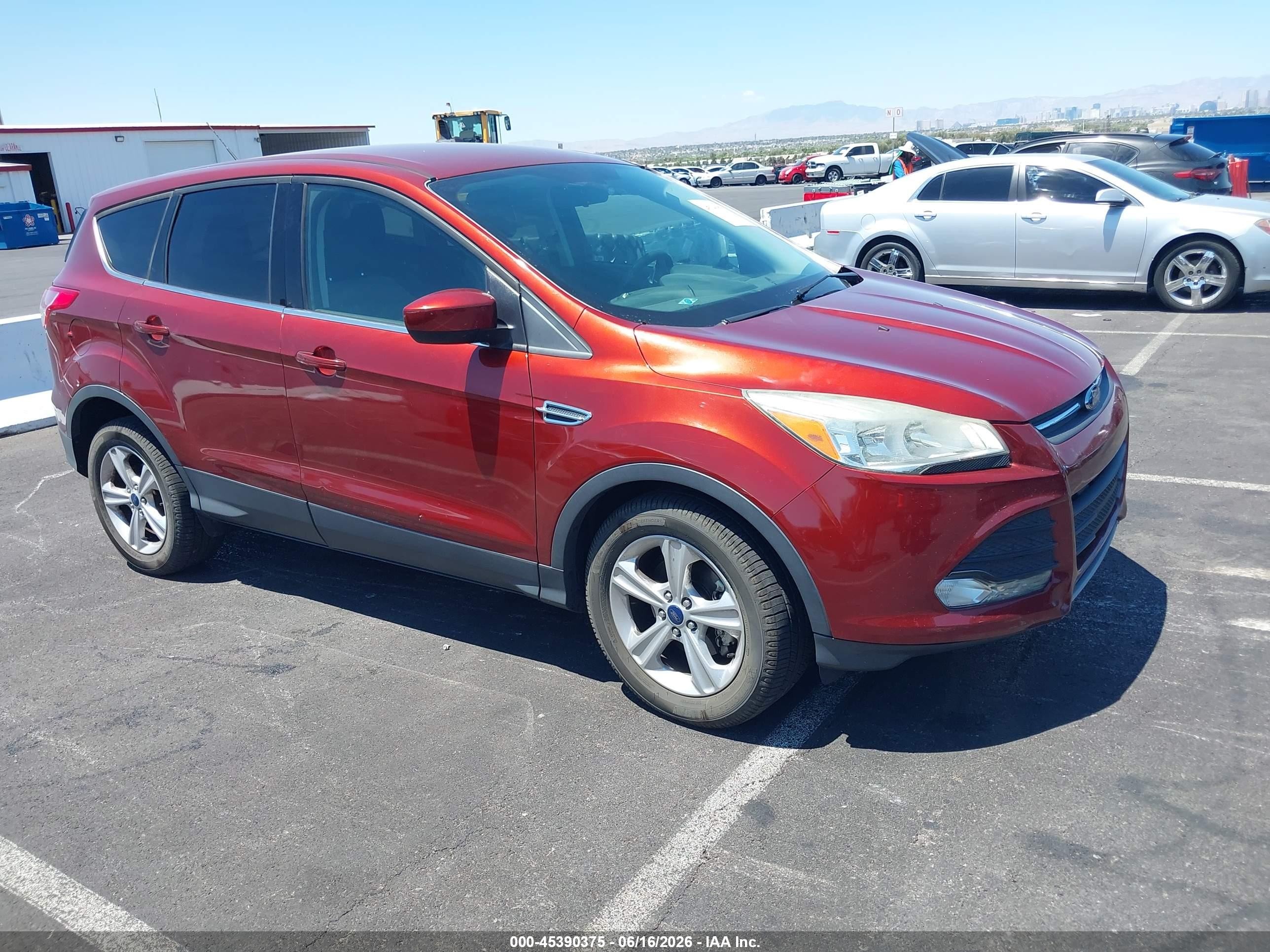 2015 Ford Escape Se Red vin: 1FMCU0G75FUA43637