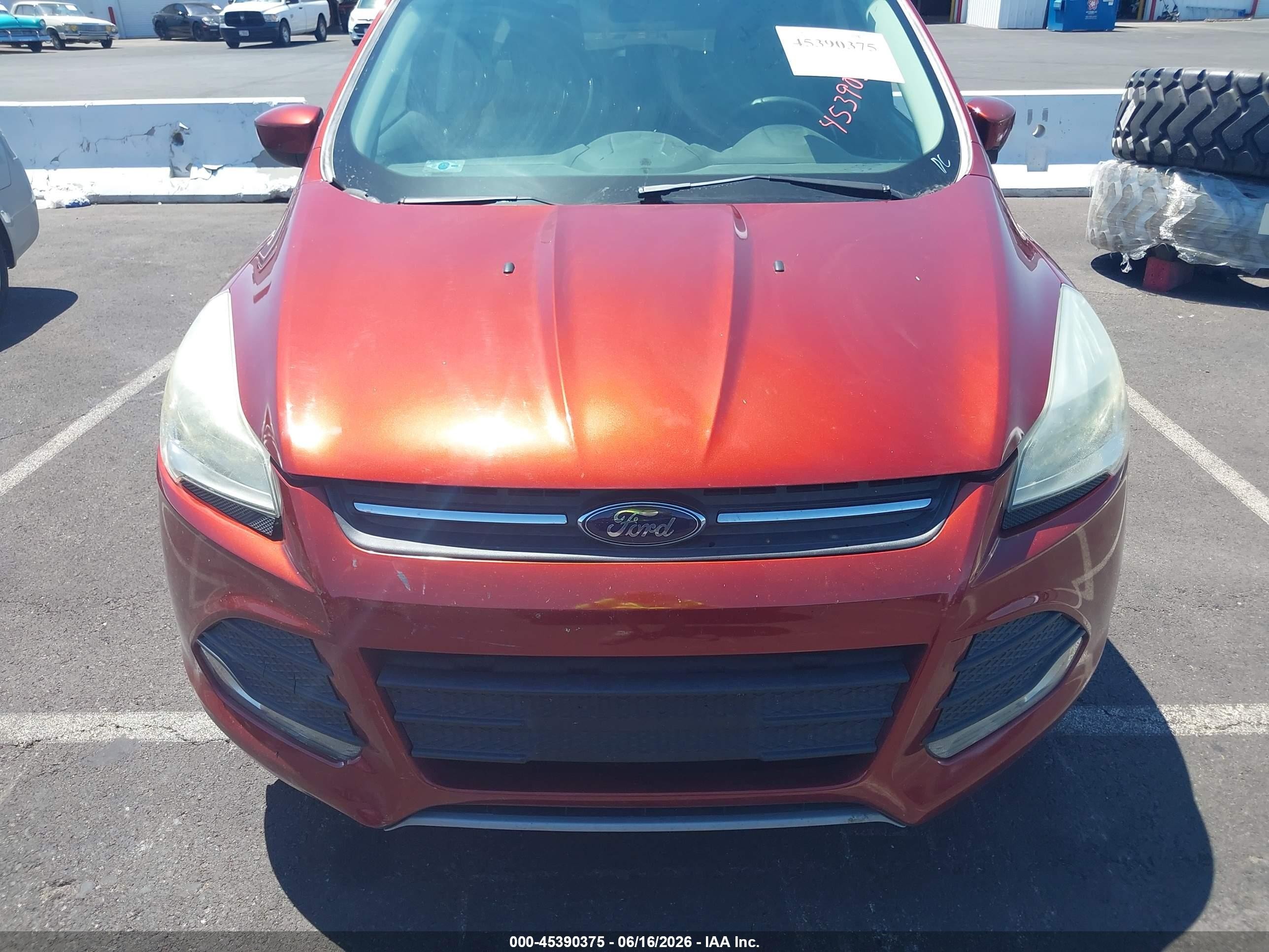 2015 Ford Escape Se Red vin: 1FMCU0G75FUA43637
