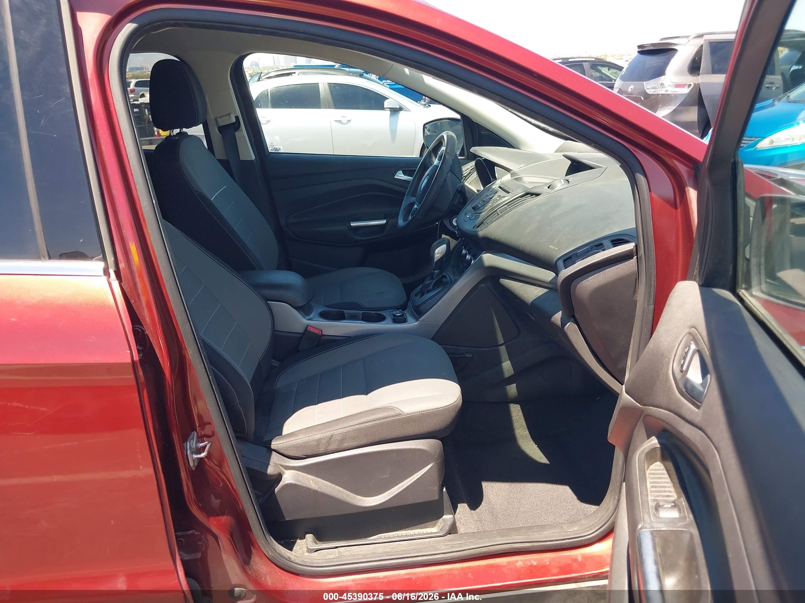 2015 Ford Escape Se Red vin: 1FMCU0G75FUA43637