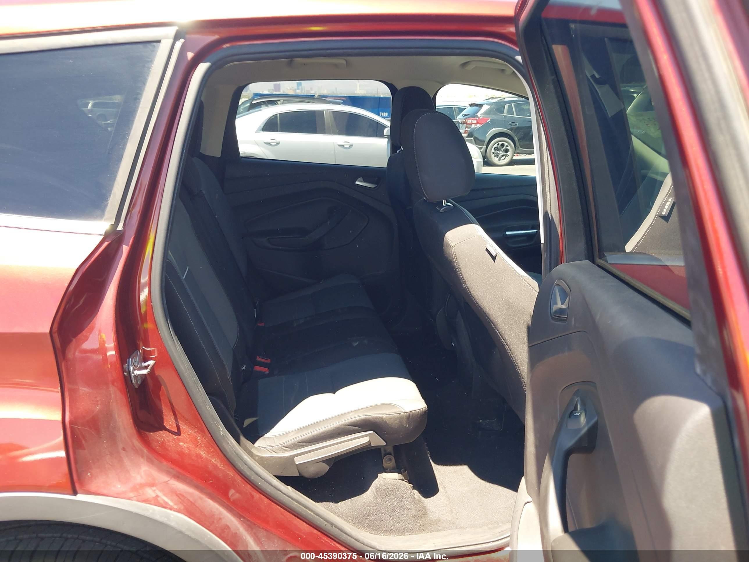 2015 Ford Escape Se Red vin: 1FMCU0G75FUA43637
