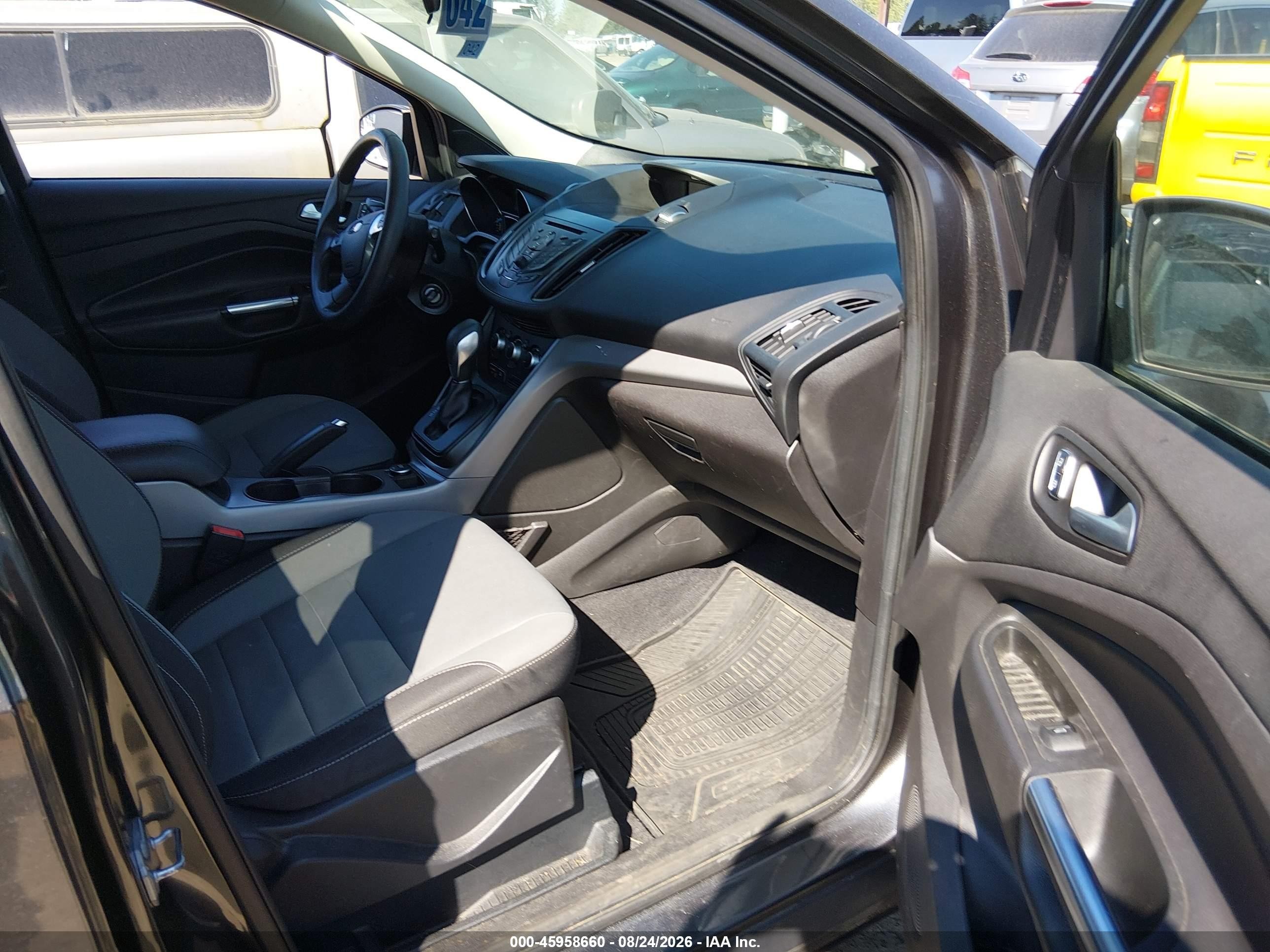 2015 Ford Escape Se Gray vin: 1FMCU0G75FUA79764