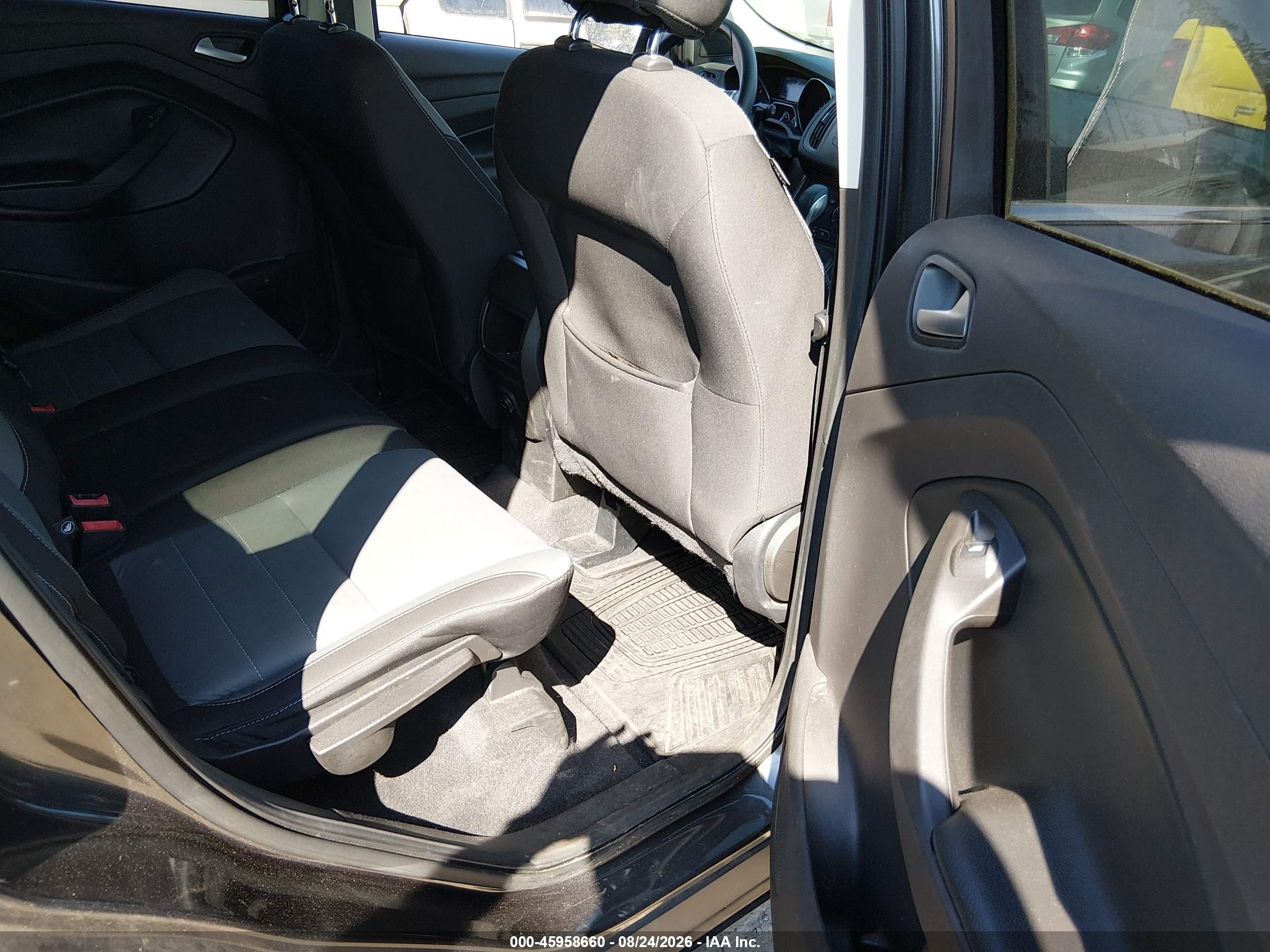 2015 Ford Escape Se Gray vin: 1FMCU0G75FUA79764