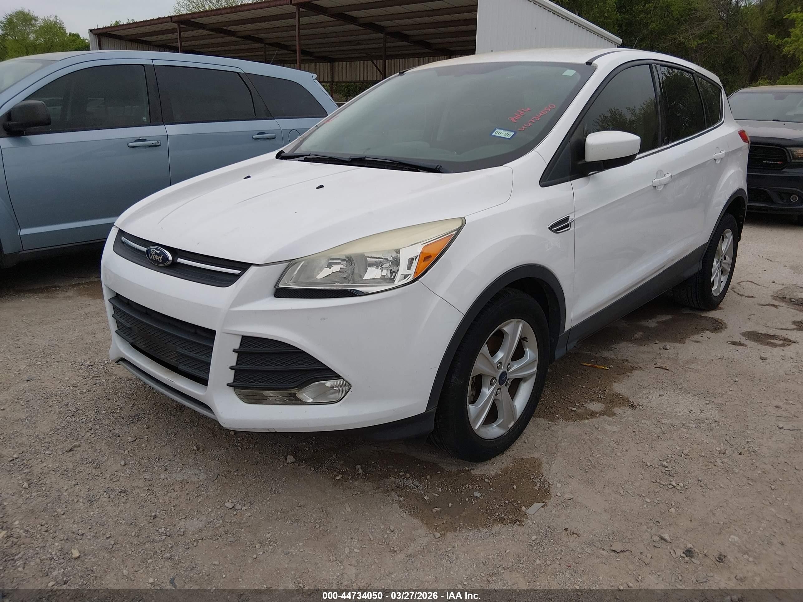 2015 Ford Escape Se White vin: 1FMCU0G75FUB60781