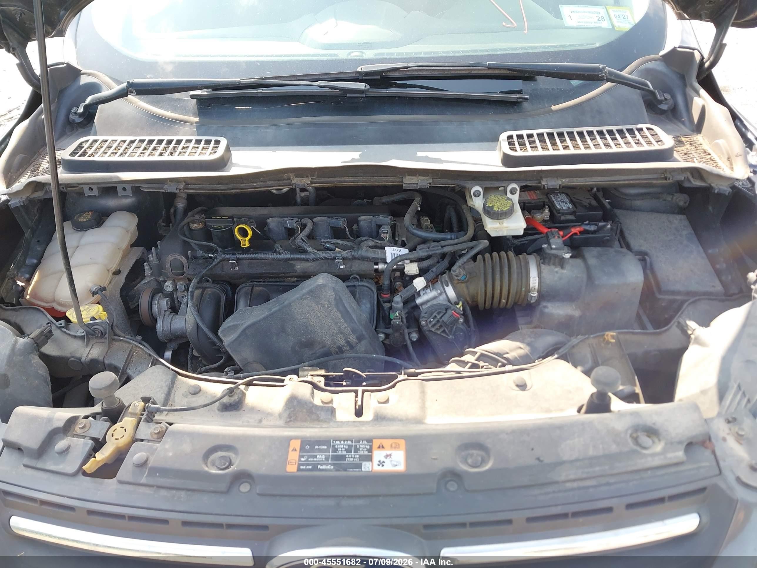 2015 Ford Escape Se Gray vin: 1FMCU0G75FUB90783