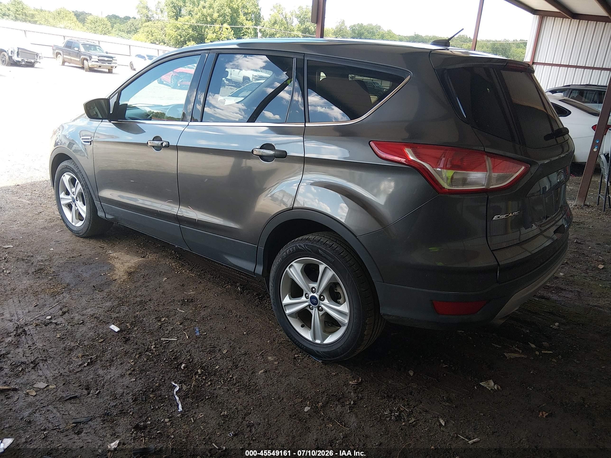 2015 Ford Escape Se Pewter vin: 1FMCU0G75FUC40176