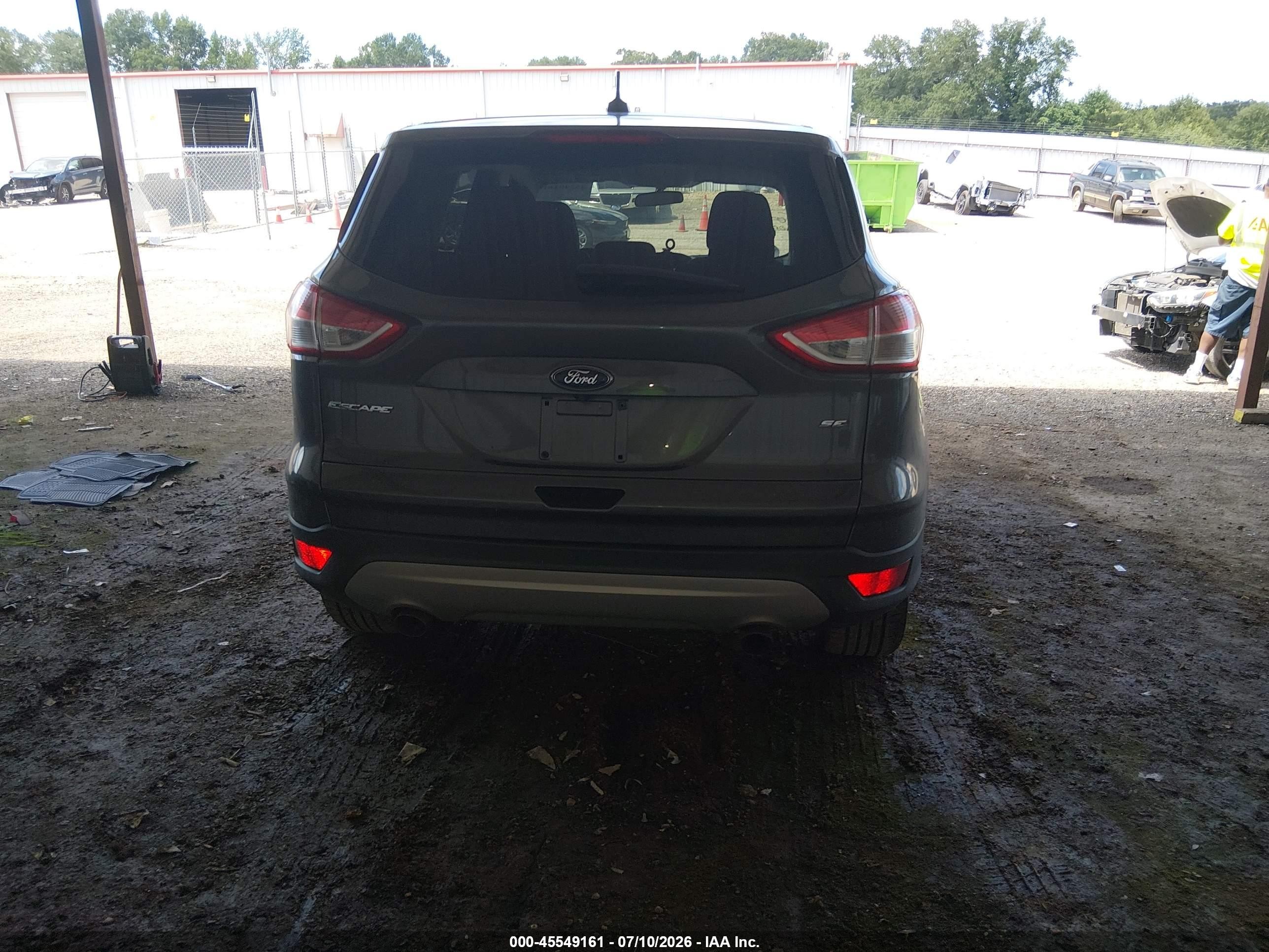 2015 Ford Escape Se Pewter vin: 1FMCU0G75FUC40176