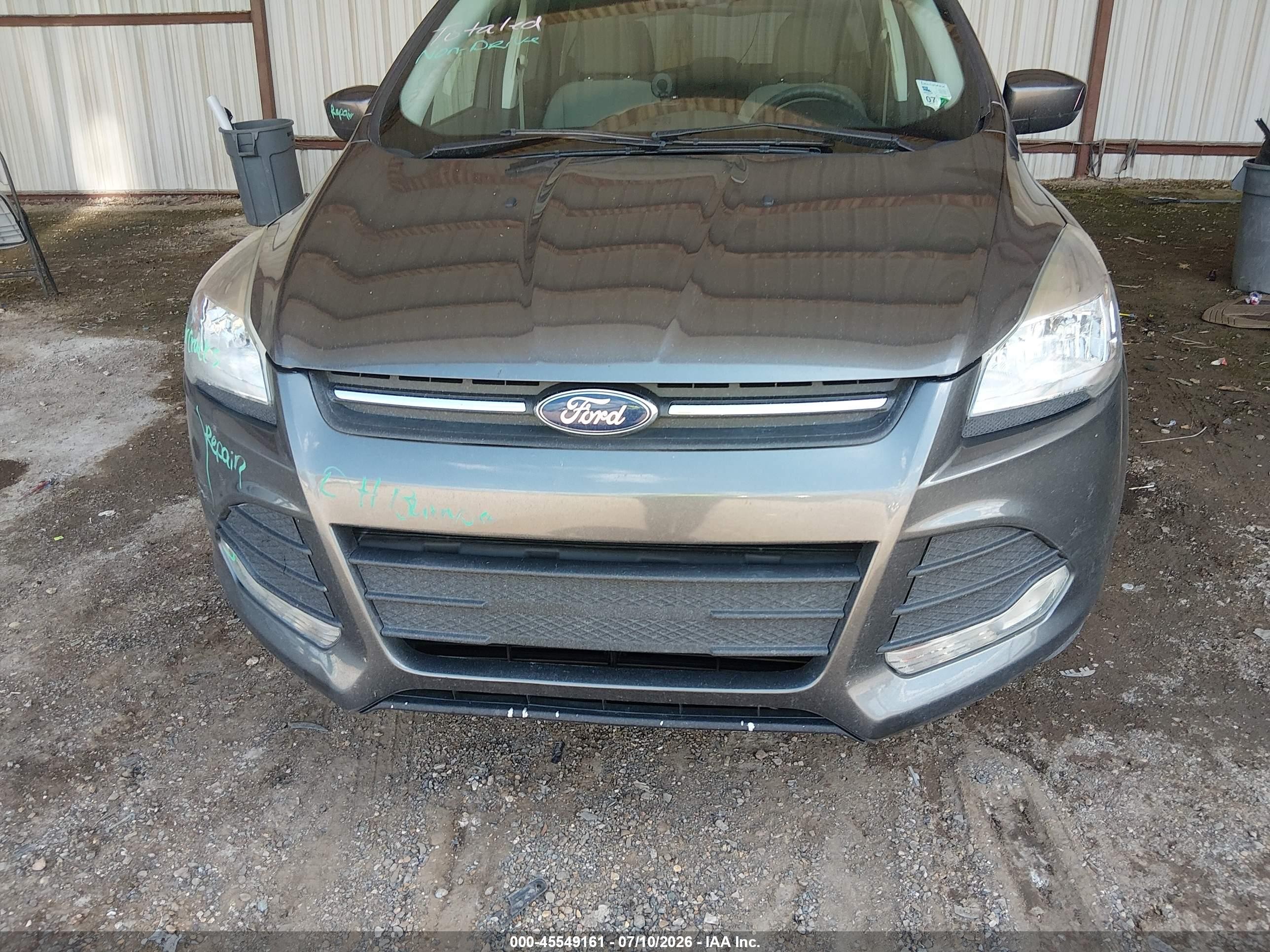 2015 Ford Escape Se Pewter vin: 1FMCU0G75FUC40176