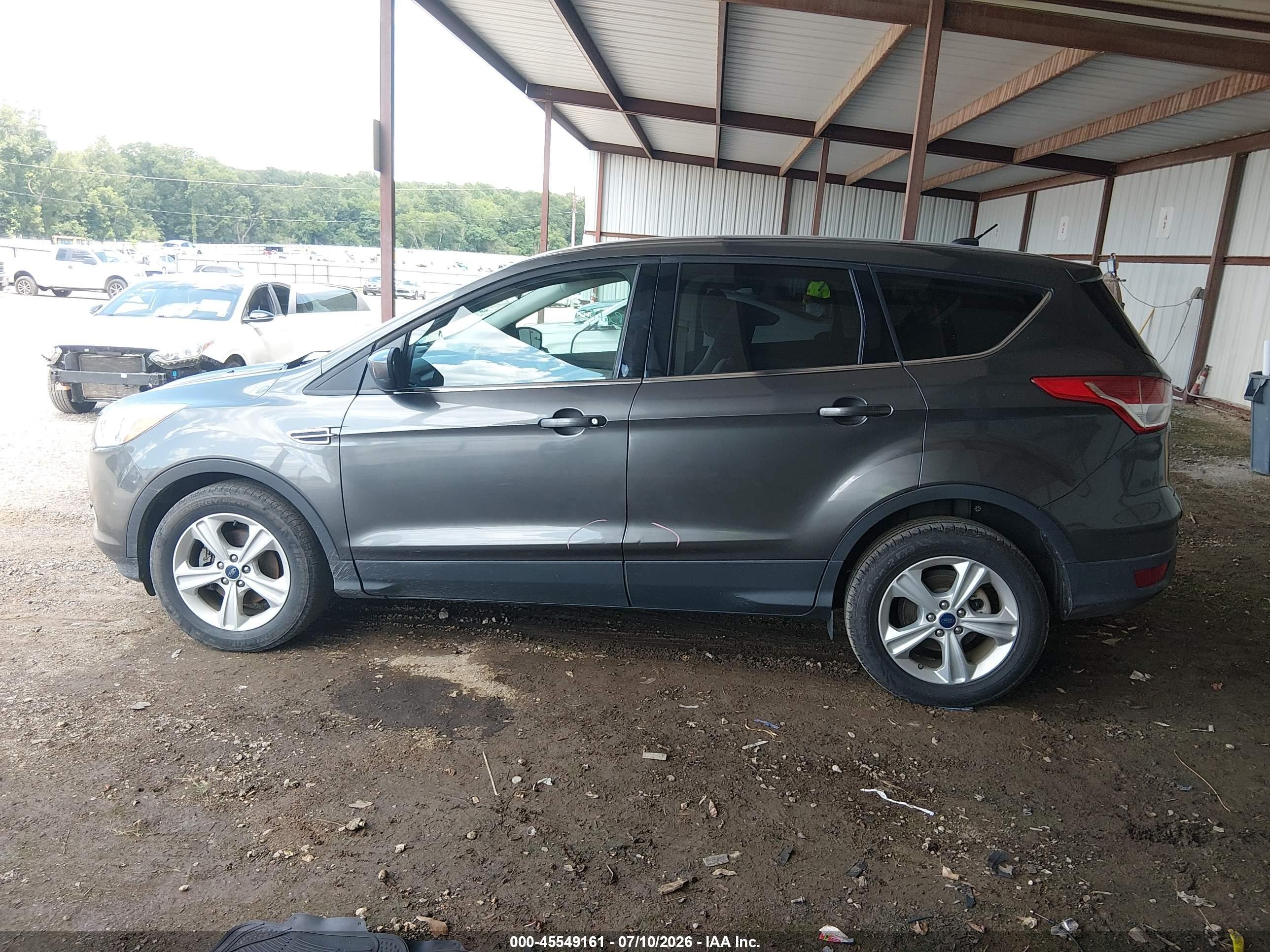 2015 Ford Escape Se Pewter vin: 1FMCU0G75FUC40176