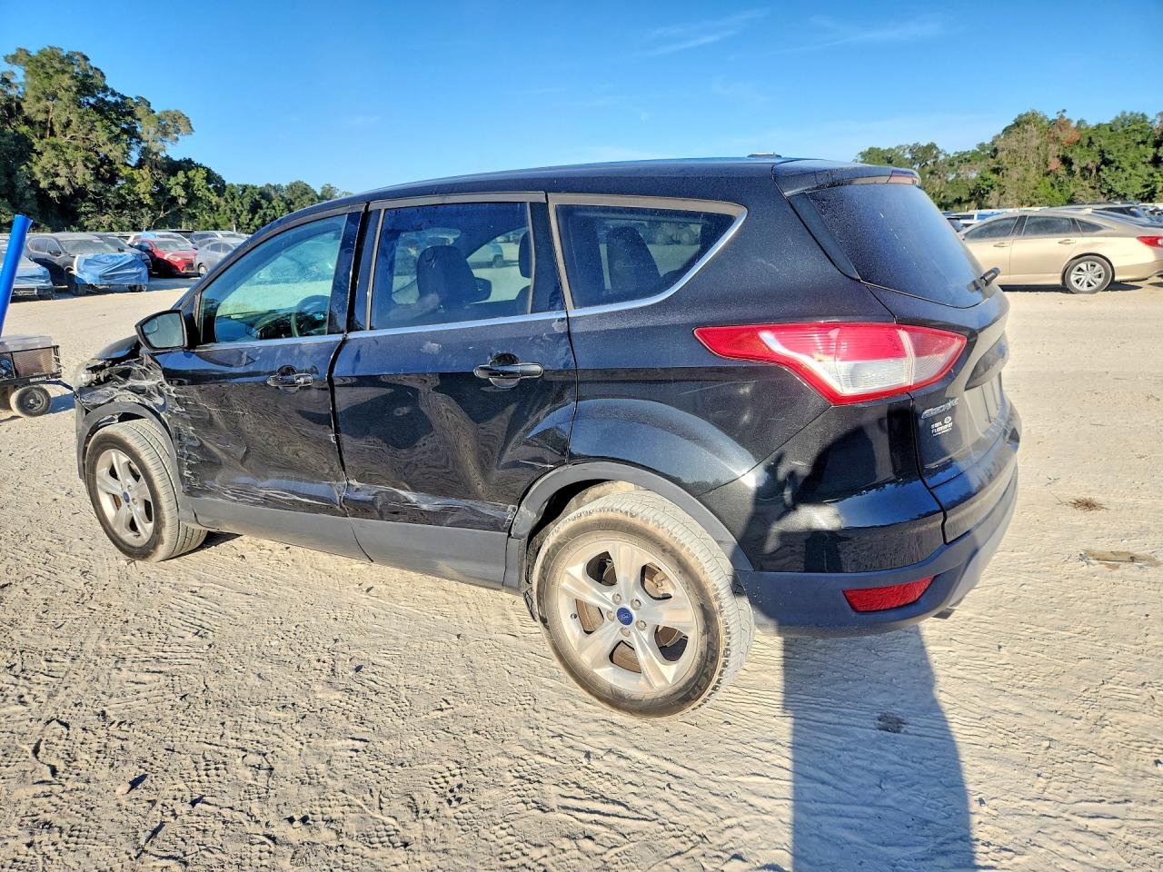 2015 Ford Escape Se Black vin: 1FMCU0G75FUC40422