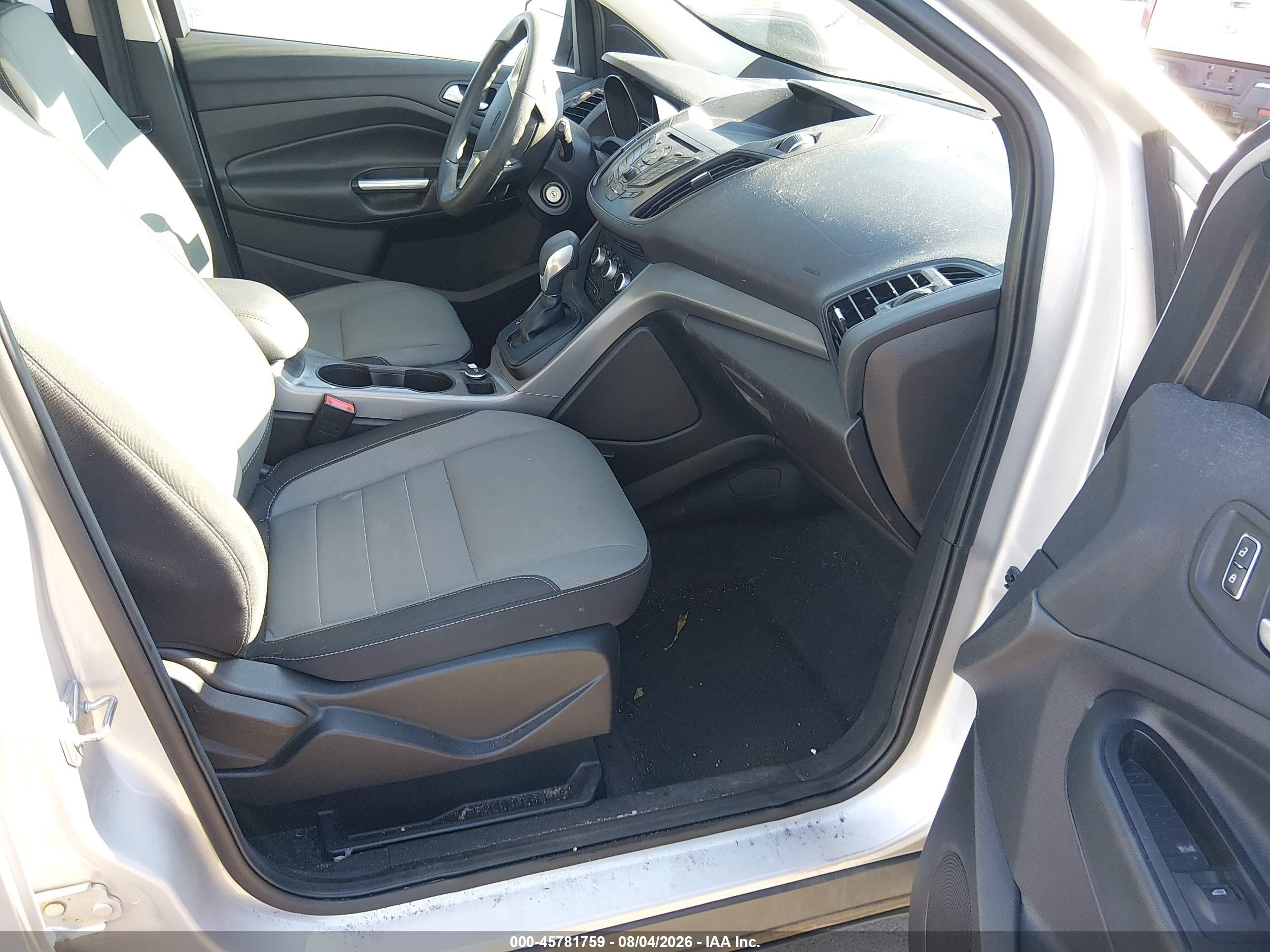 2015 Ford Escape Se Gray vin: 1FMCU0G75FUC76160