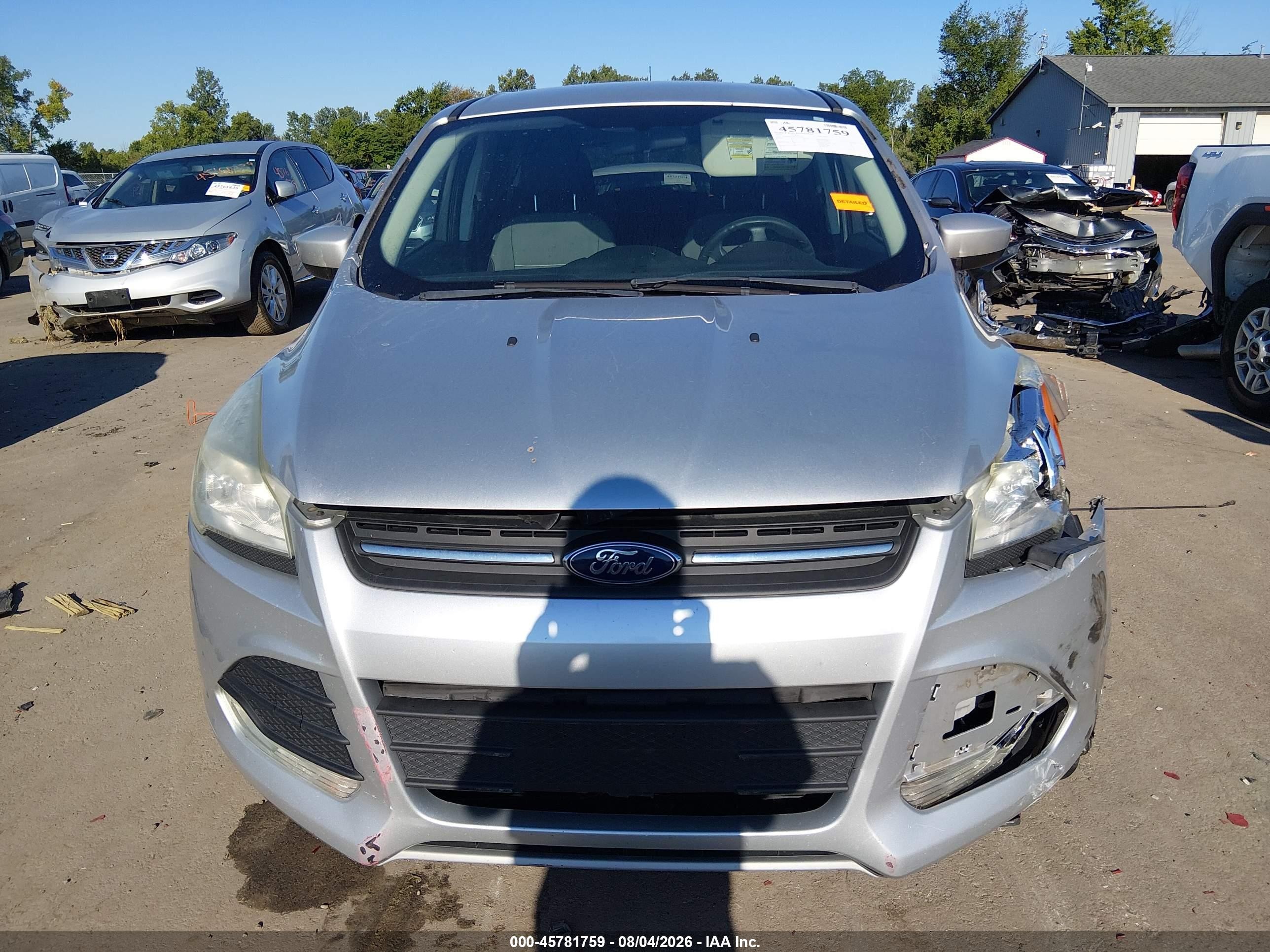 2015 Ford Escape Se Gray vin: 1FMCU0G75FUC76160