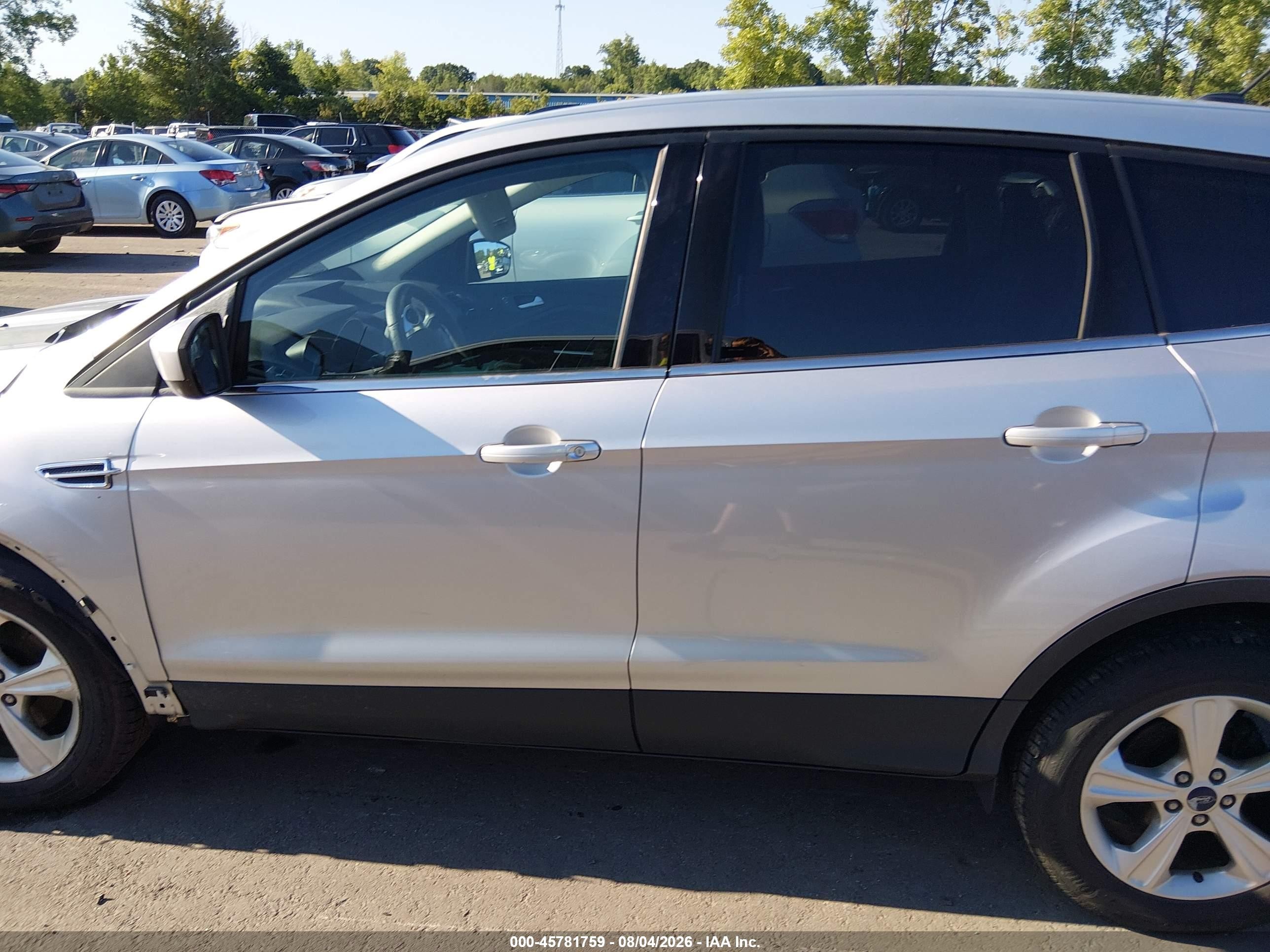 2015 Ford Escape Se Gray vin: 1FMCU0G75FUC76160