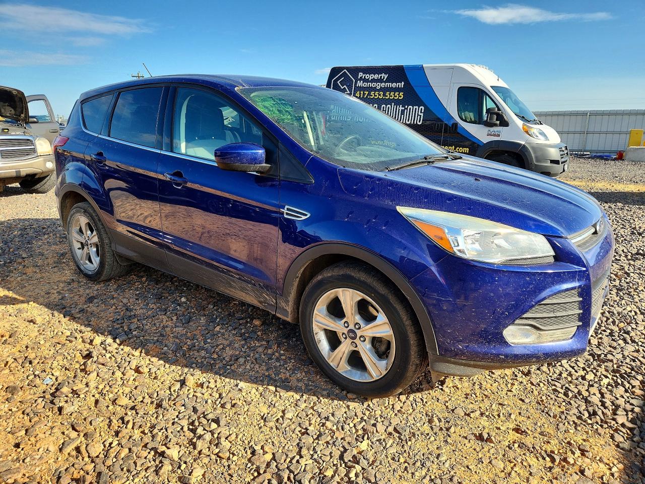 2016 Ford Escape Se Синий vin: 1FMCU0G75GUA64697