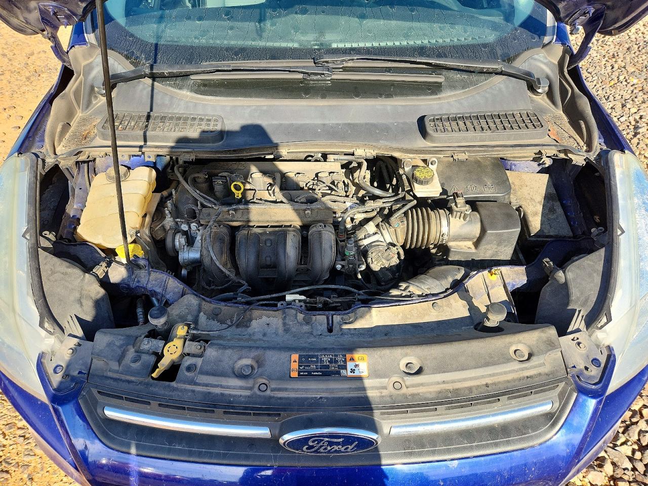 2016 Ford Escape Se Синий vin: 1FMCU0G75GUA64697