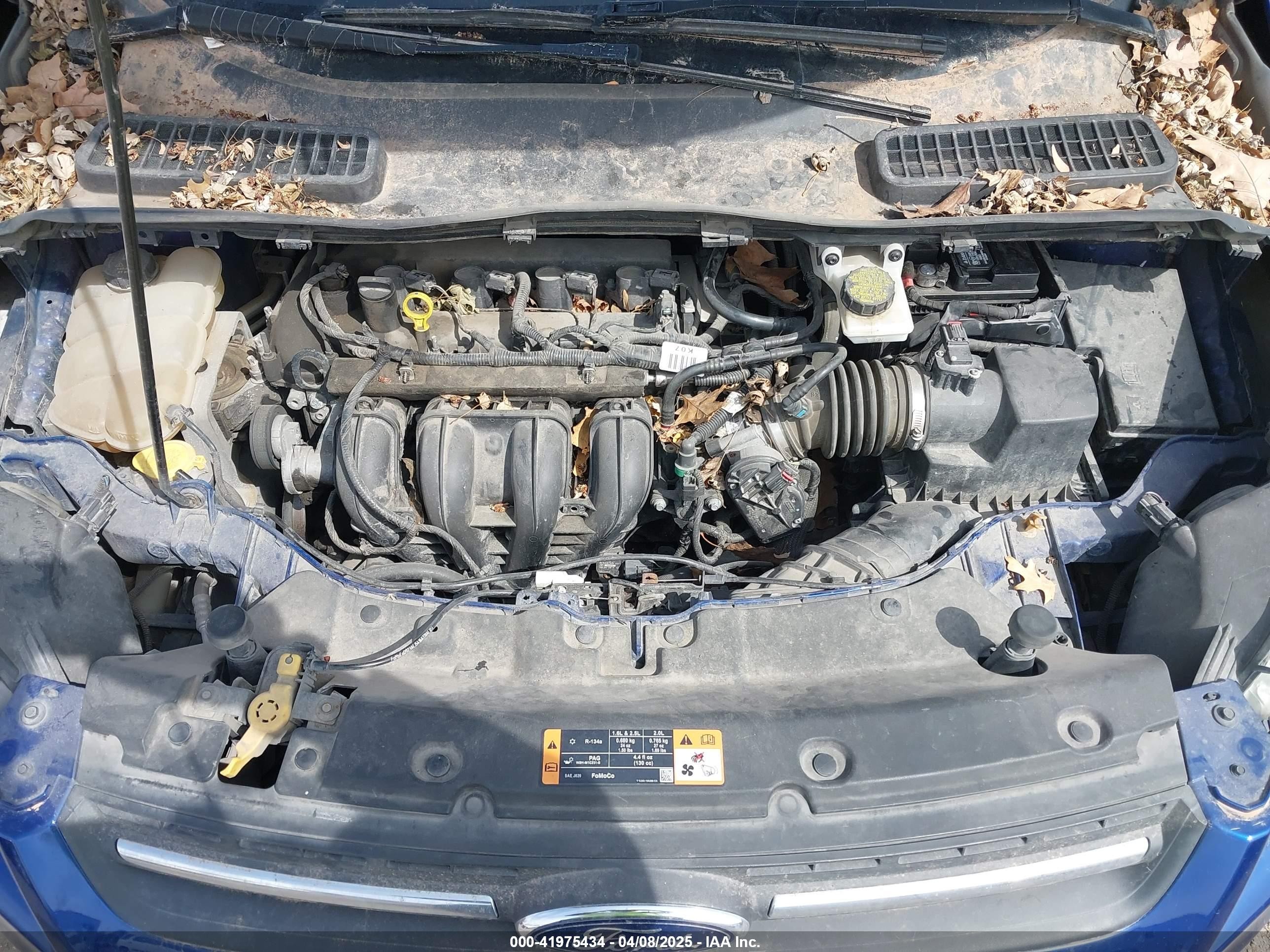 2016 Ford Escape Se Blue vin: 1FMCU0G75GUB97640
