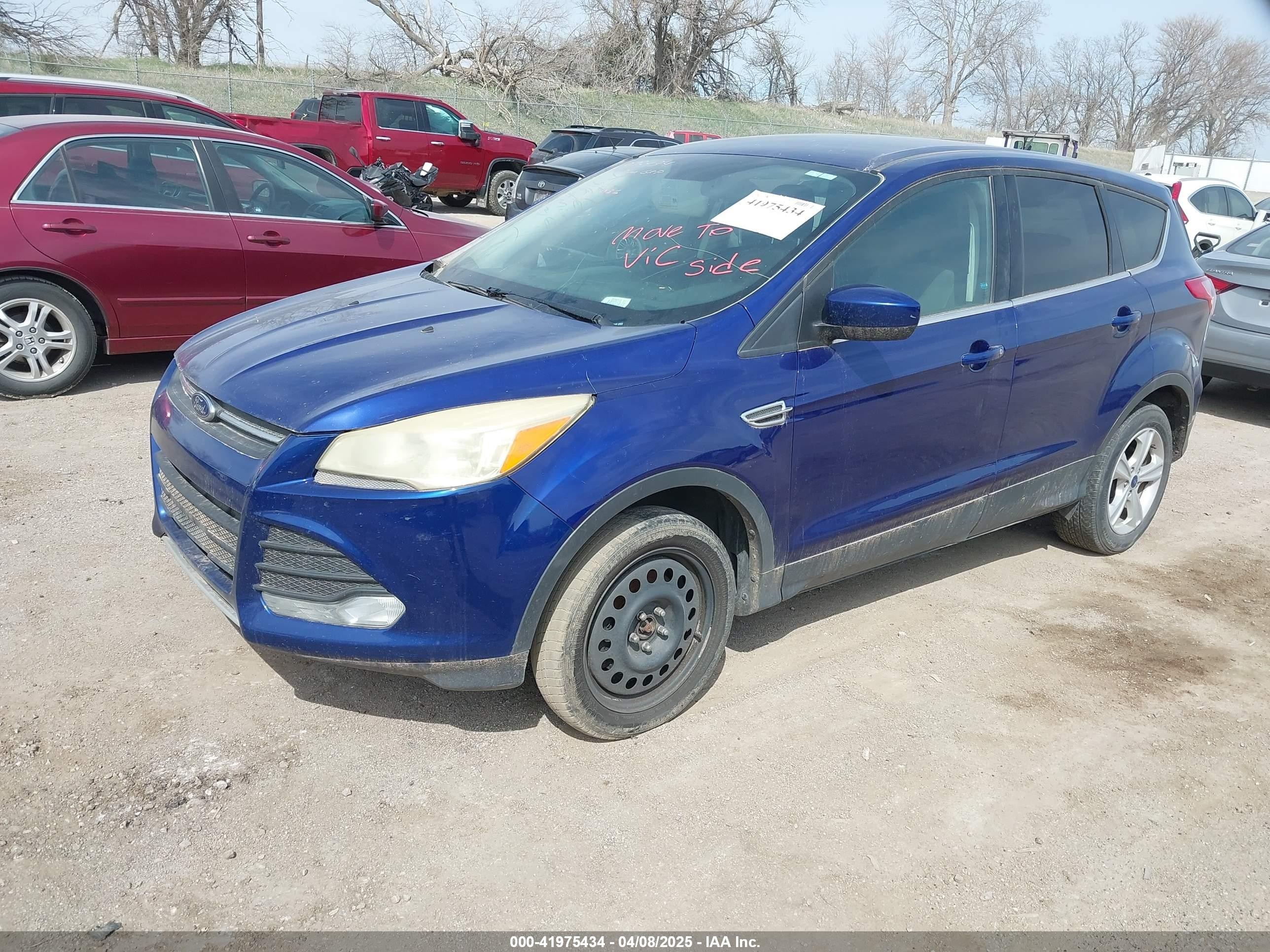 2016 Ford Escape Se Blue vin: 1FMCU0G75GUB97640
