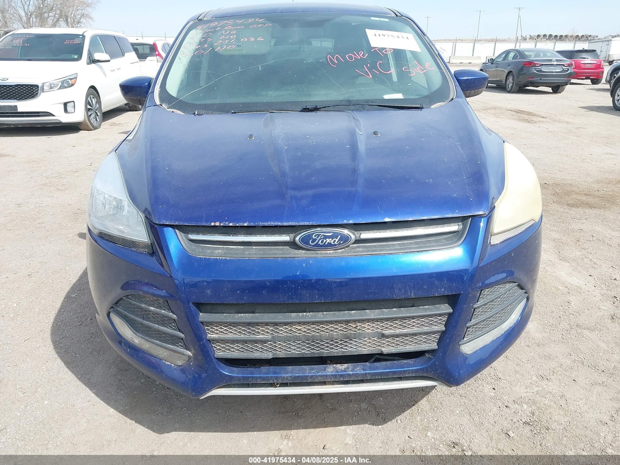 2016 Ford Escape Se Blue vin: 1FMCU0G75GUB97640