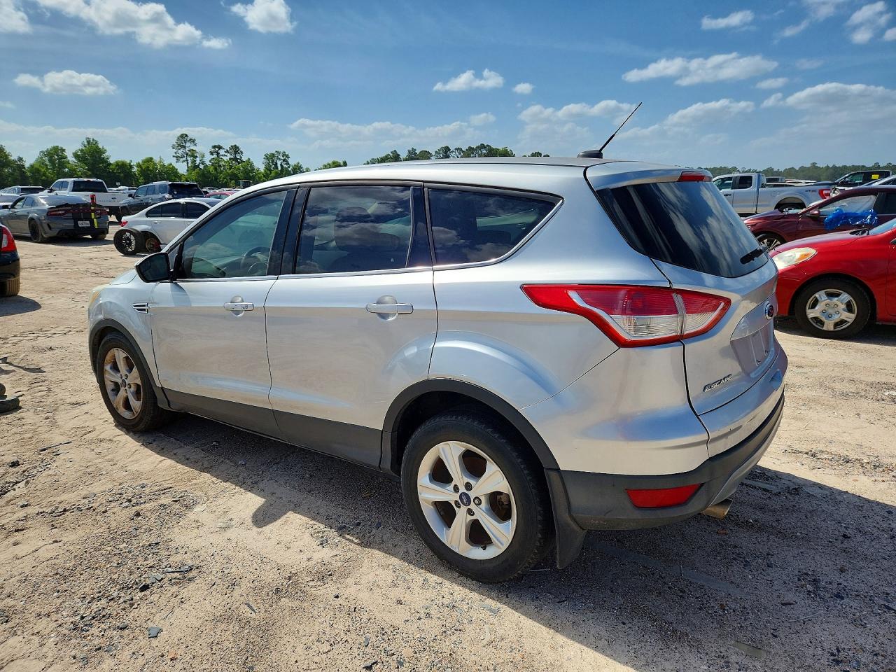 2015 Ford Escape Se Silver vin: 1FMCU0G76FUA27639
