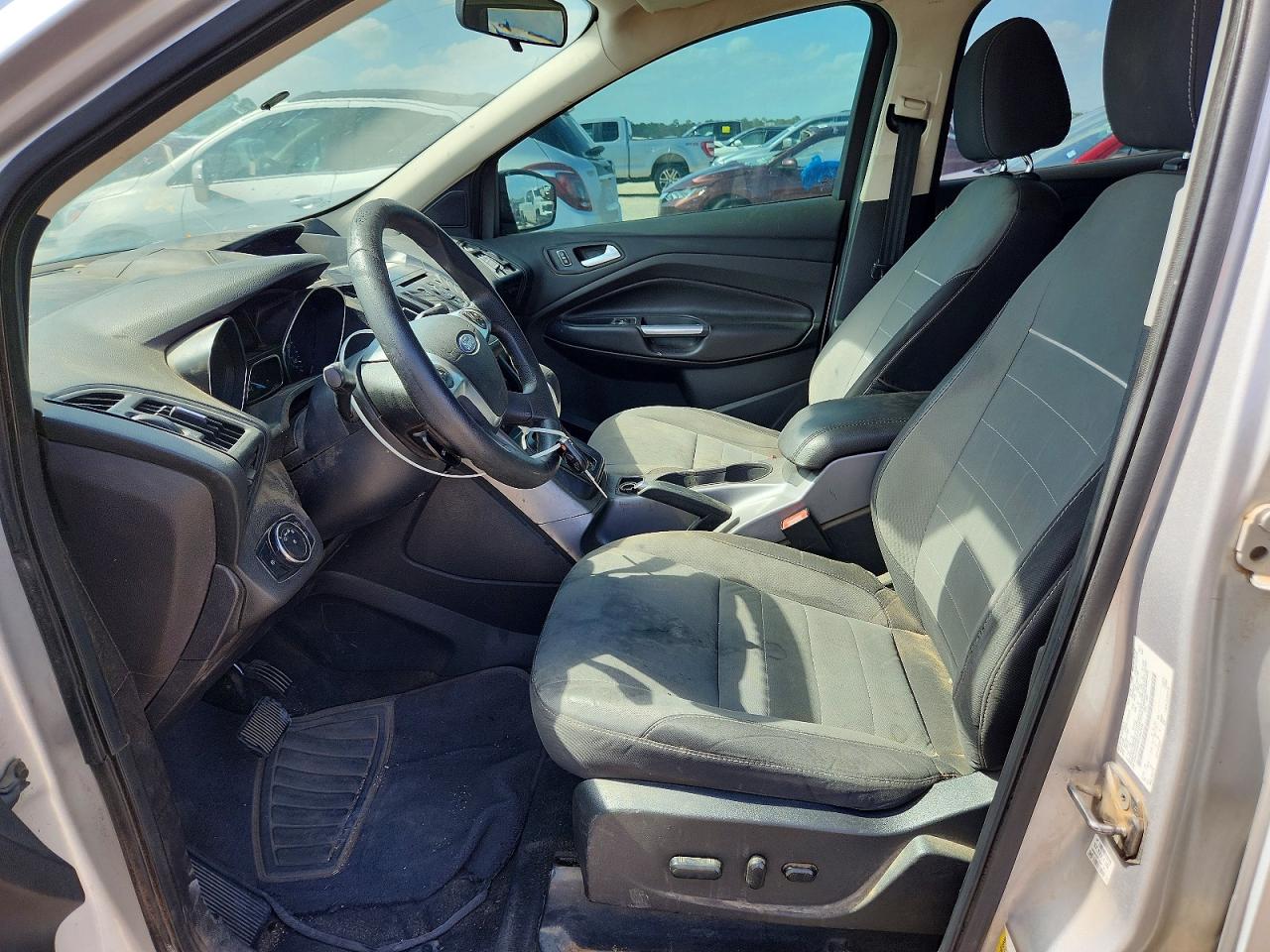 2015 Ford Escape Se Silver vin: 1FMCU0G76FUA27639
