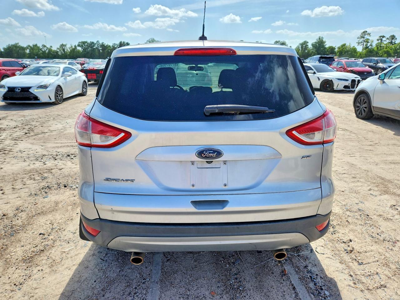 2015 Ford Escape Se Silver vin: 1FMCU0G76FUA27639