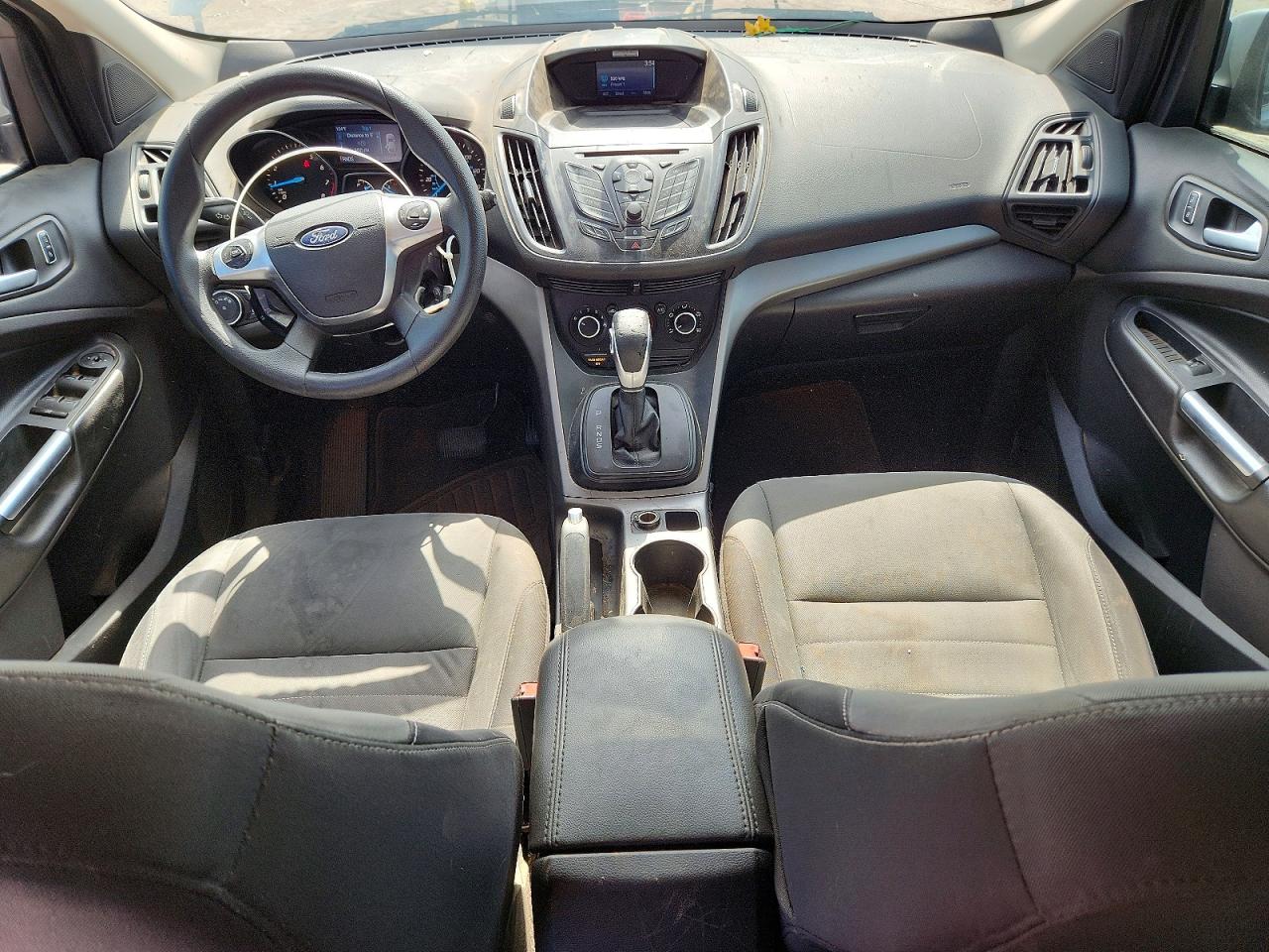2015 Ford Escape Se Silver vin: 1FMCU0G76FUA27639