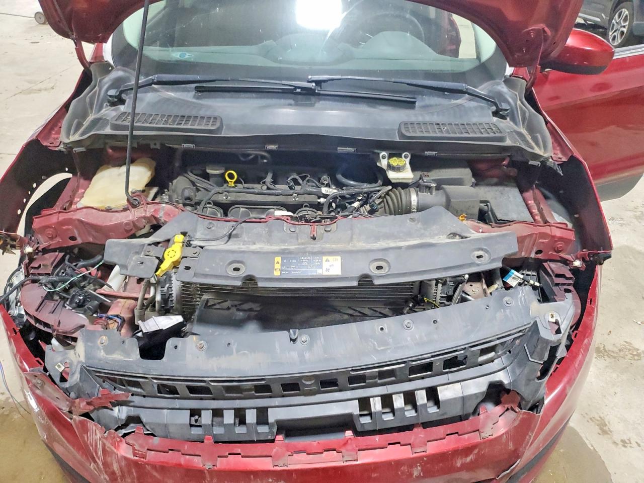 2015 Ford Escape Se Red vin: 1FMCU0G76FUA39452
