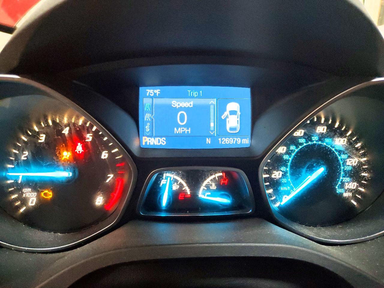 2015 Ford Escape Se Red vin: 1FMCU0G76FUA39452