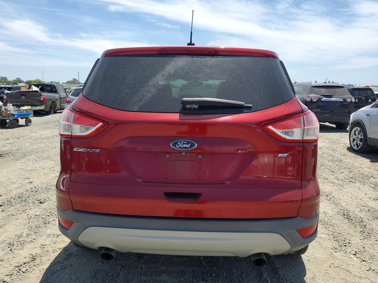 2015 Ford Escape Se Burgundy vin: 1FMCU0G76FUA62939