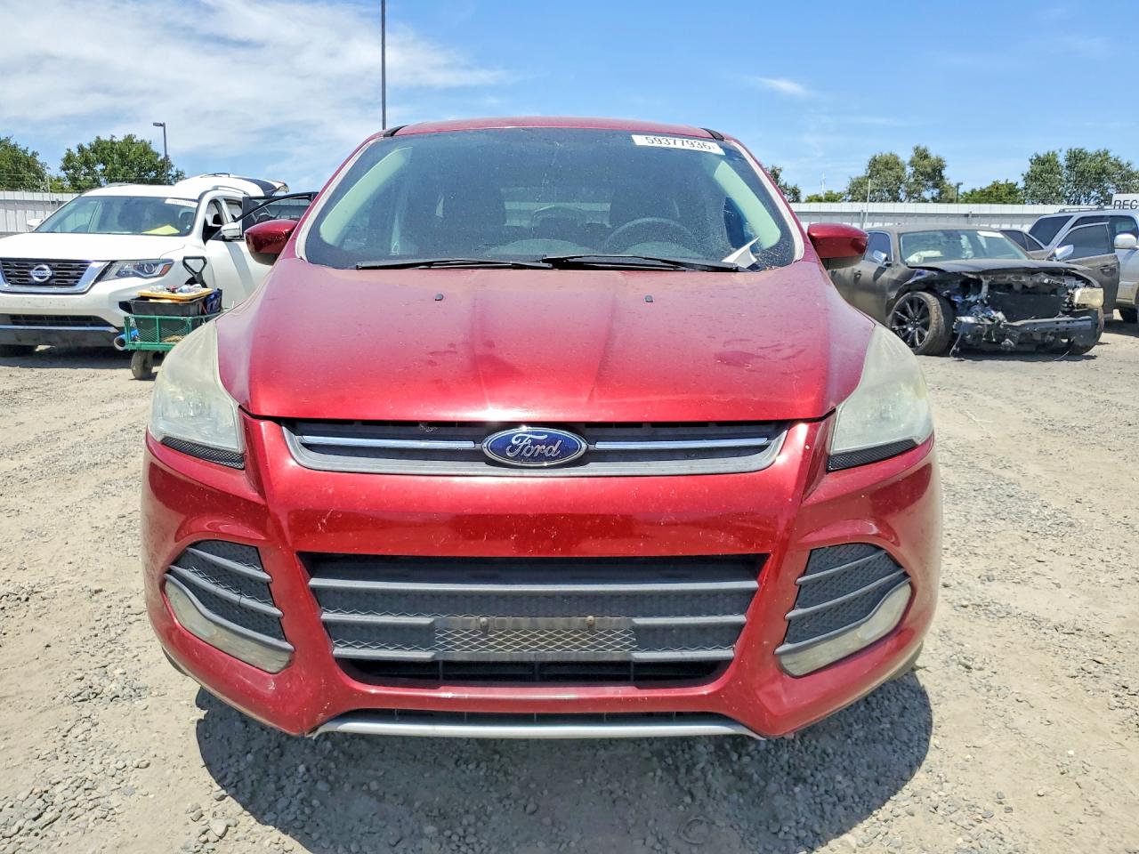 2015 Ford Escape Se Burgundy vin: 1FMCU0G76FUA62939