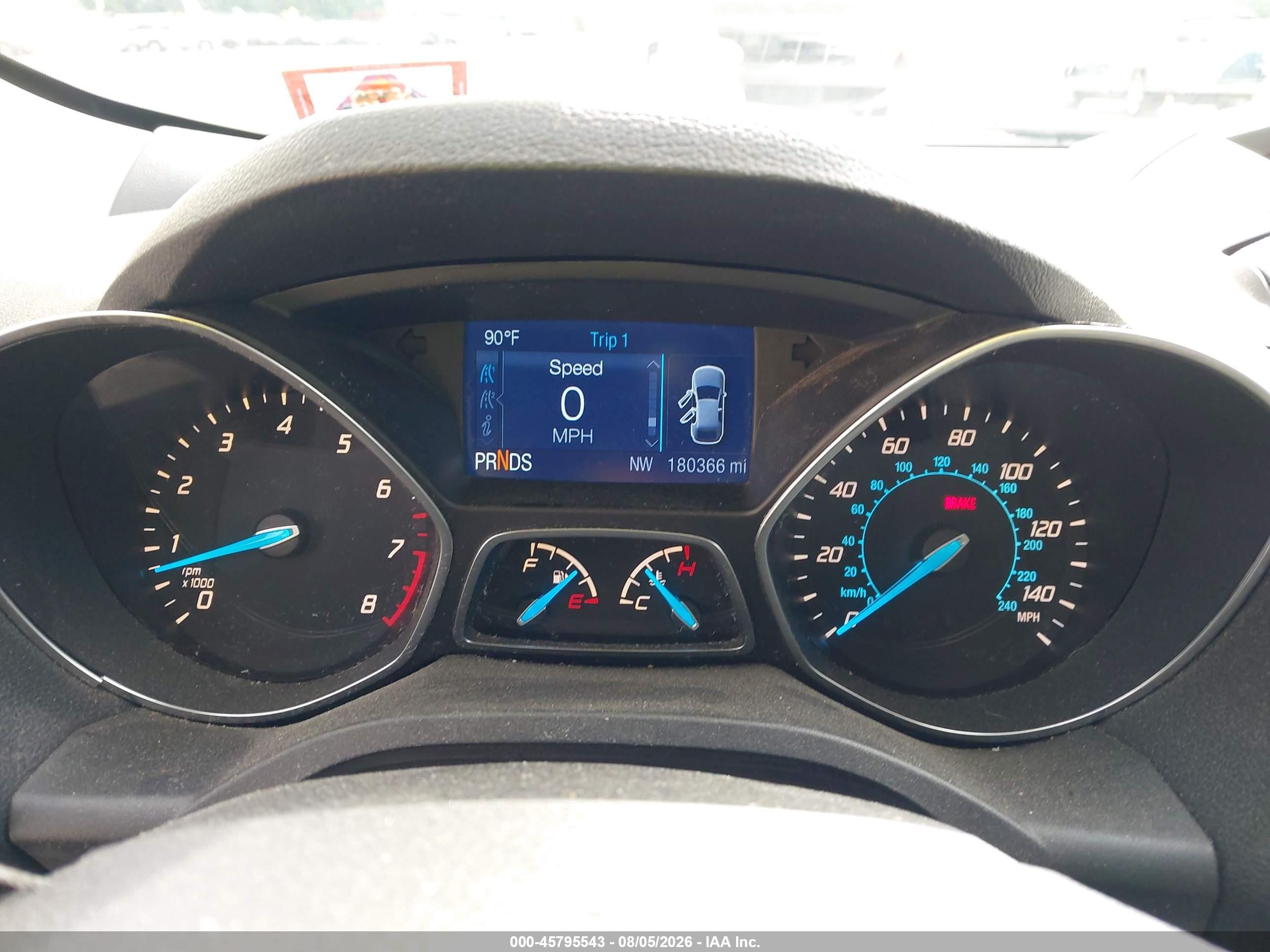 2015 Ford Escape Se Silver vin: 1FMCU0G76FUB77802