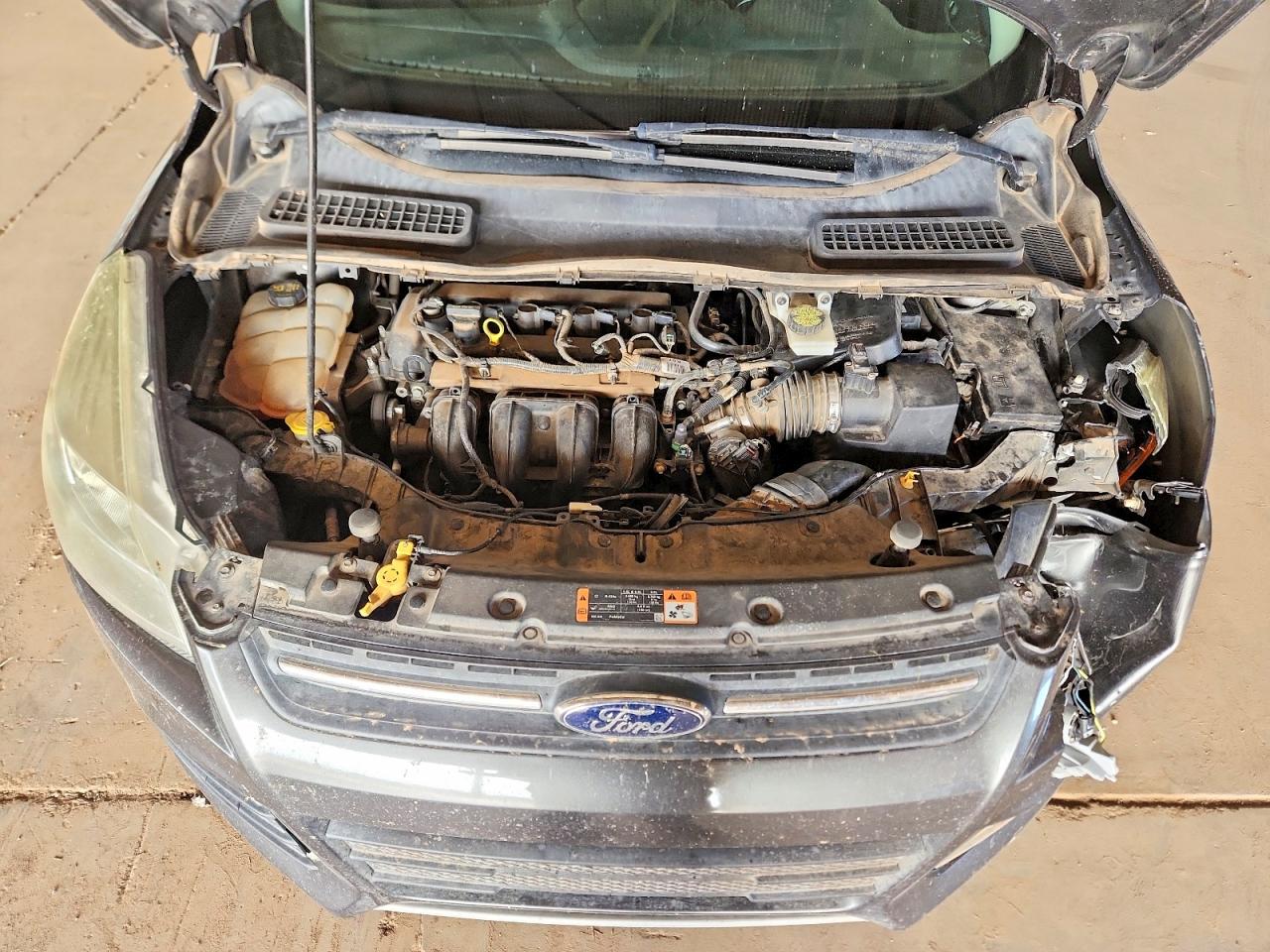 2015 Ford Escape Se Gray vin: 1FMCU0G77FUA34423