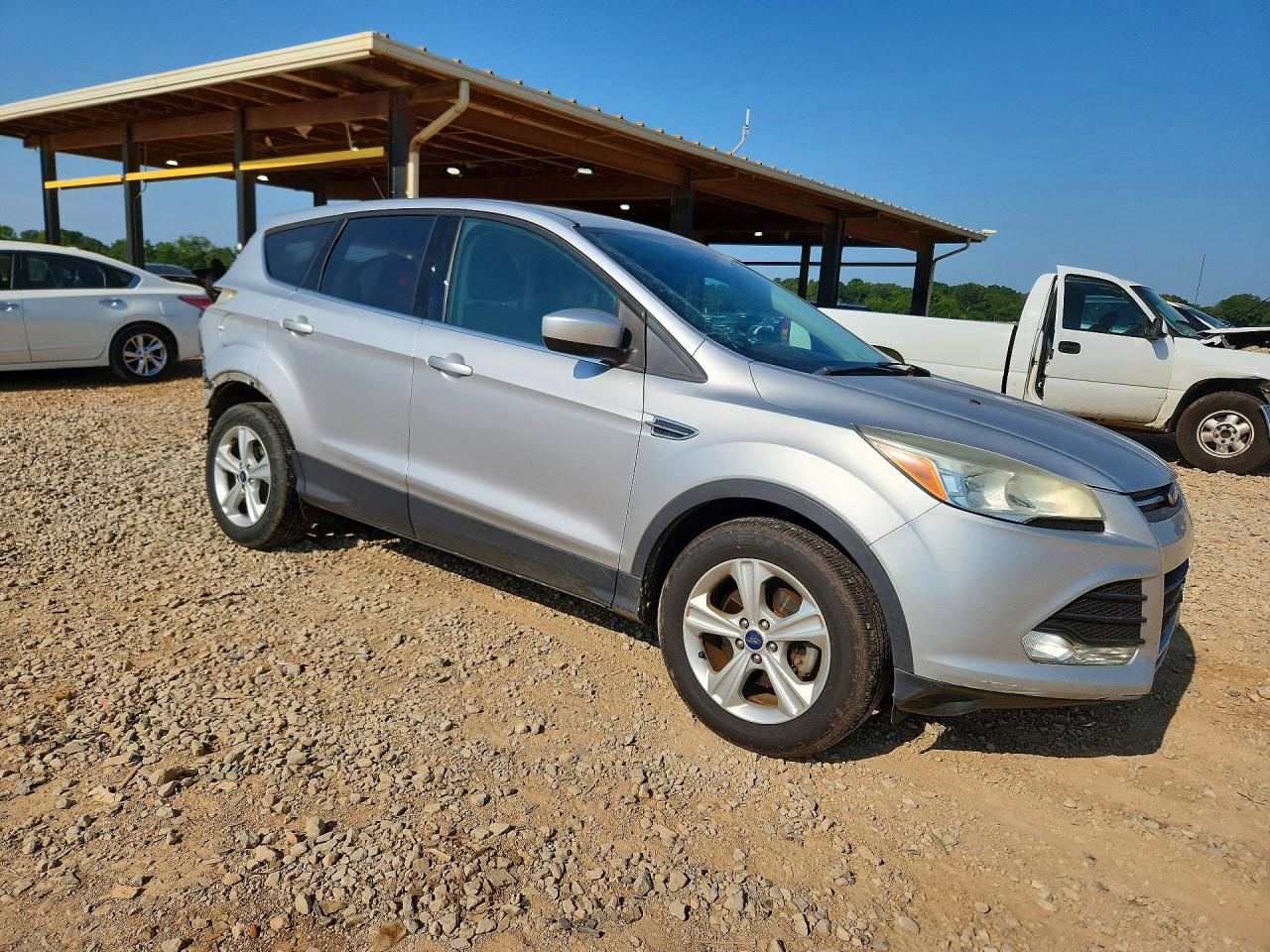 2015 Ford Escape Se Silver vin: 1FMCU0G77FUB38832