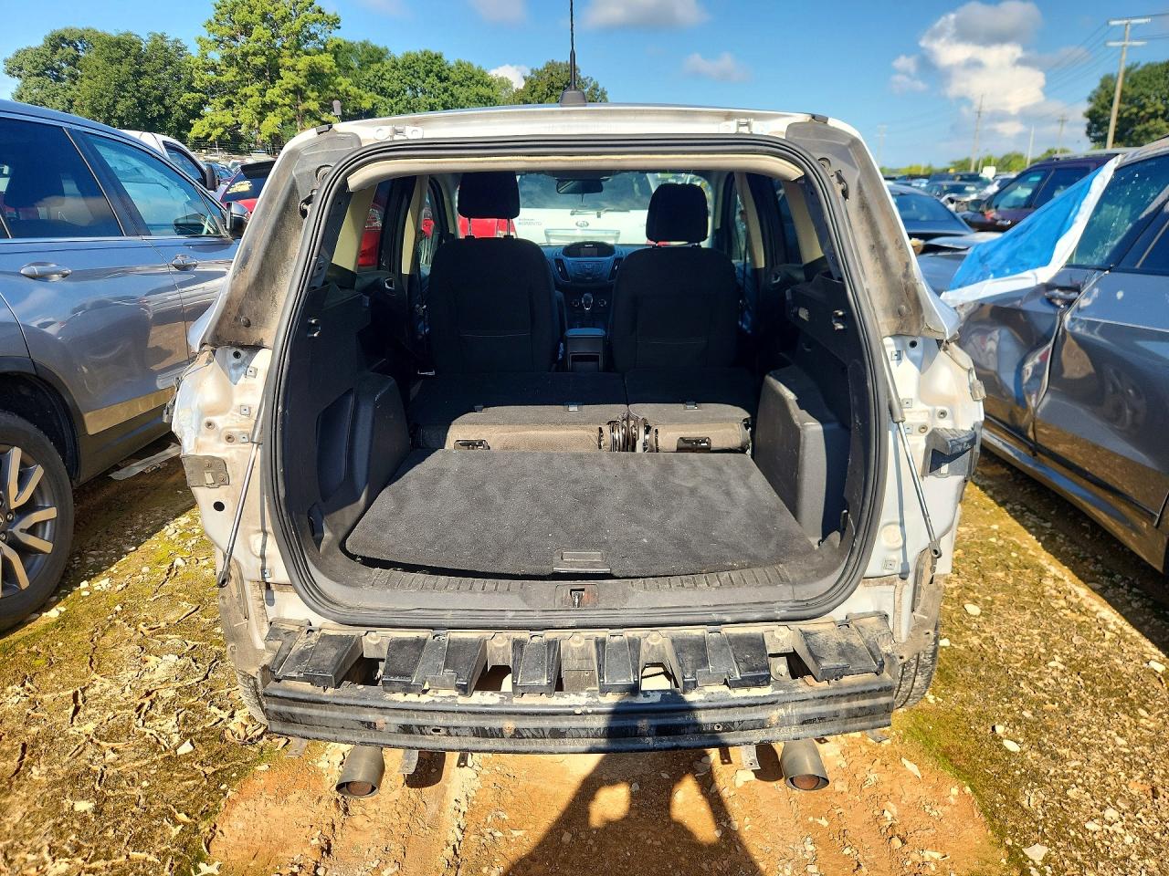 2015 Ford Escape Se Silver vin: 1FMCU0G77FUB38832
