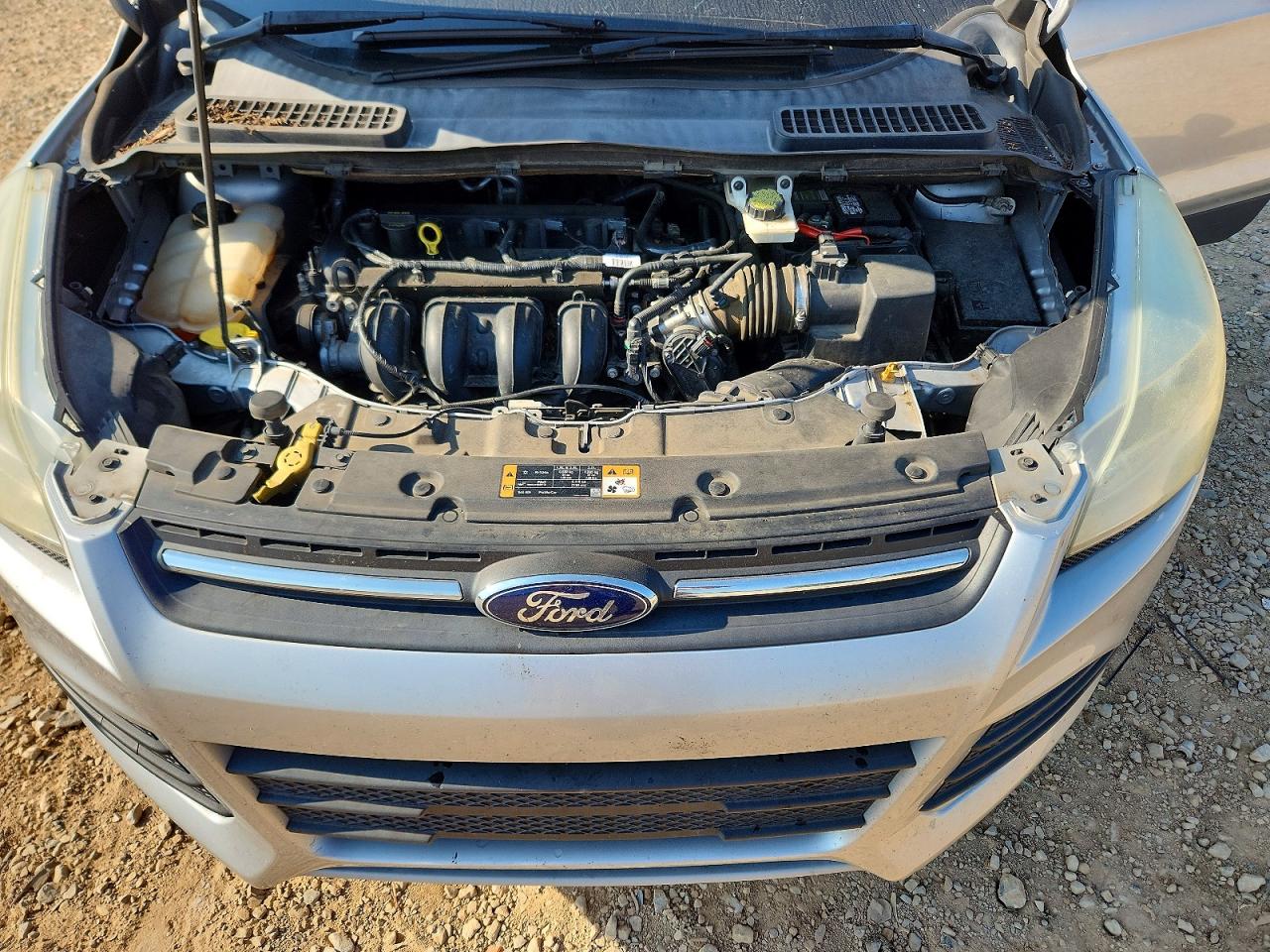 2015 Ford Escape Se Silver vin: 1FMCU0G77FUB38832