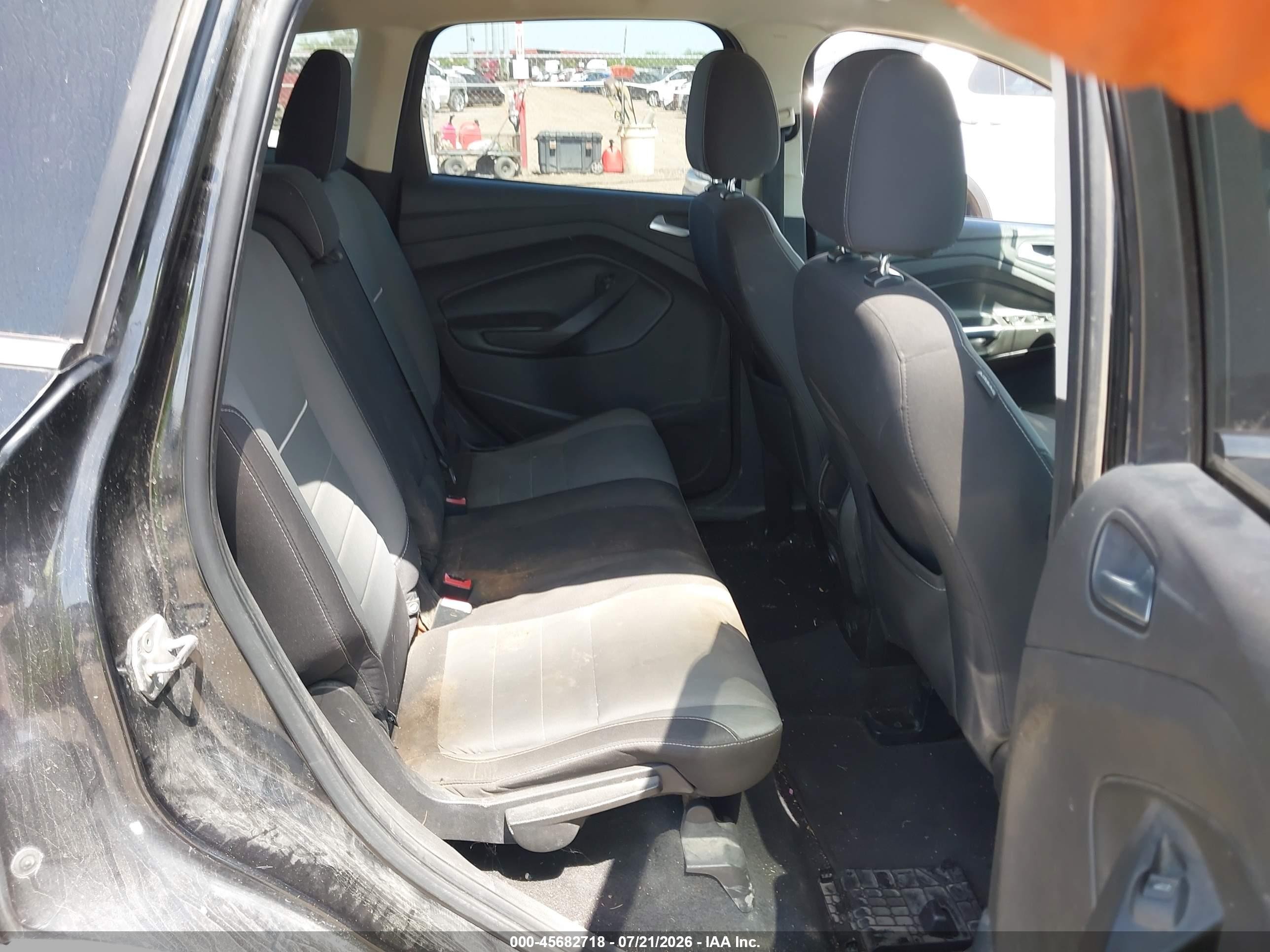 2015 Ford Escape Se Black vin: 1FMCU0G77FUB75282